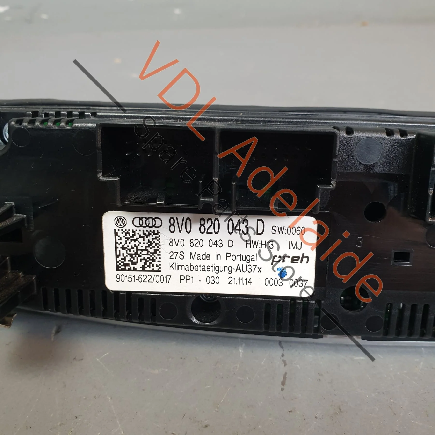 Audi S3 8V Air Conditioning Climate Control Switch 8V0820043D IMJ - Image 6
