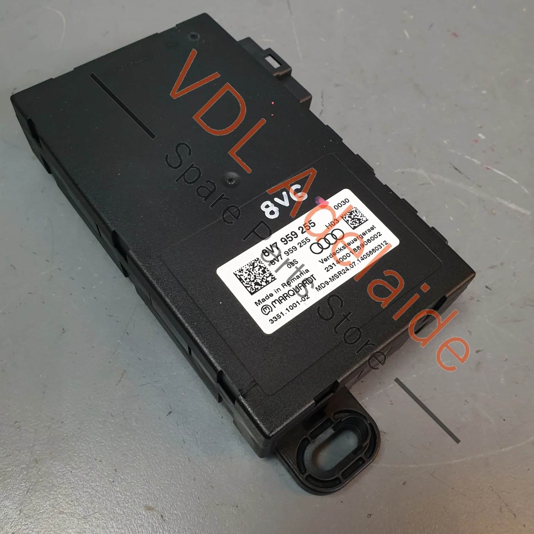 Audi A3 S3 8V Convertible Cabrio Roof Control Module 8V7959255