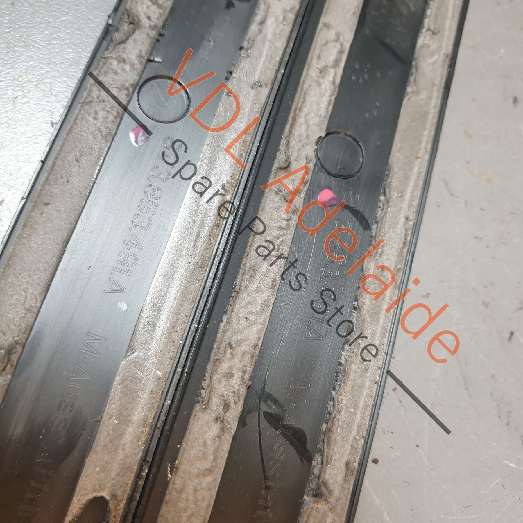 Pair of Audi S3 8V Door Sill Trim Strip for 2dr Models 8V3853491D 9B9 8V3853491A - Image 10