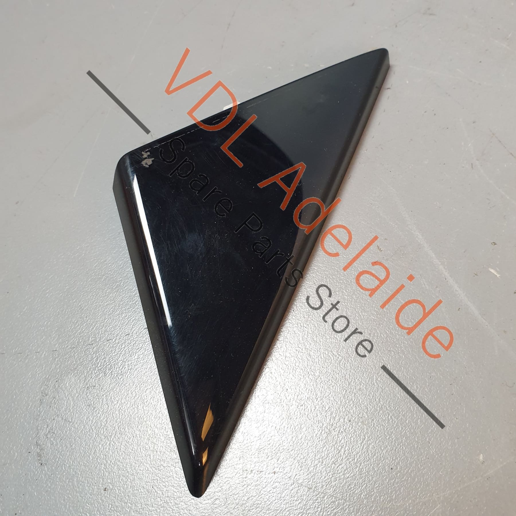 Audi A3 S3 Cabriolet Convertible Front Left Door A Pillar Corner Trim Gloss Black 8V7837637 - Image 5