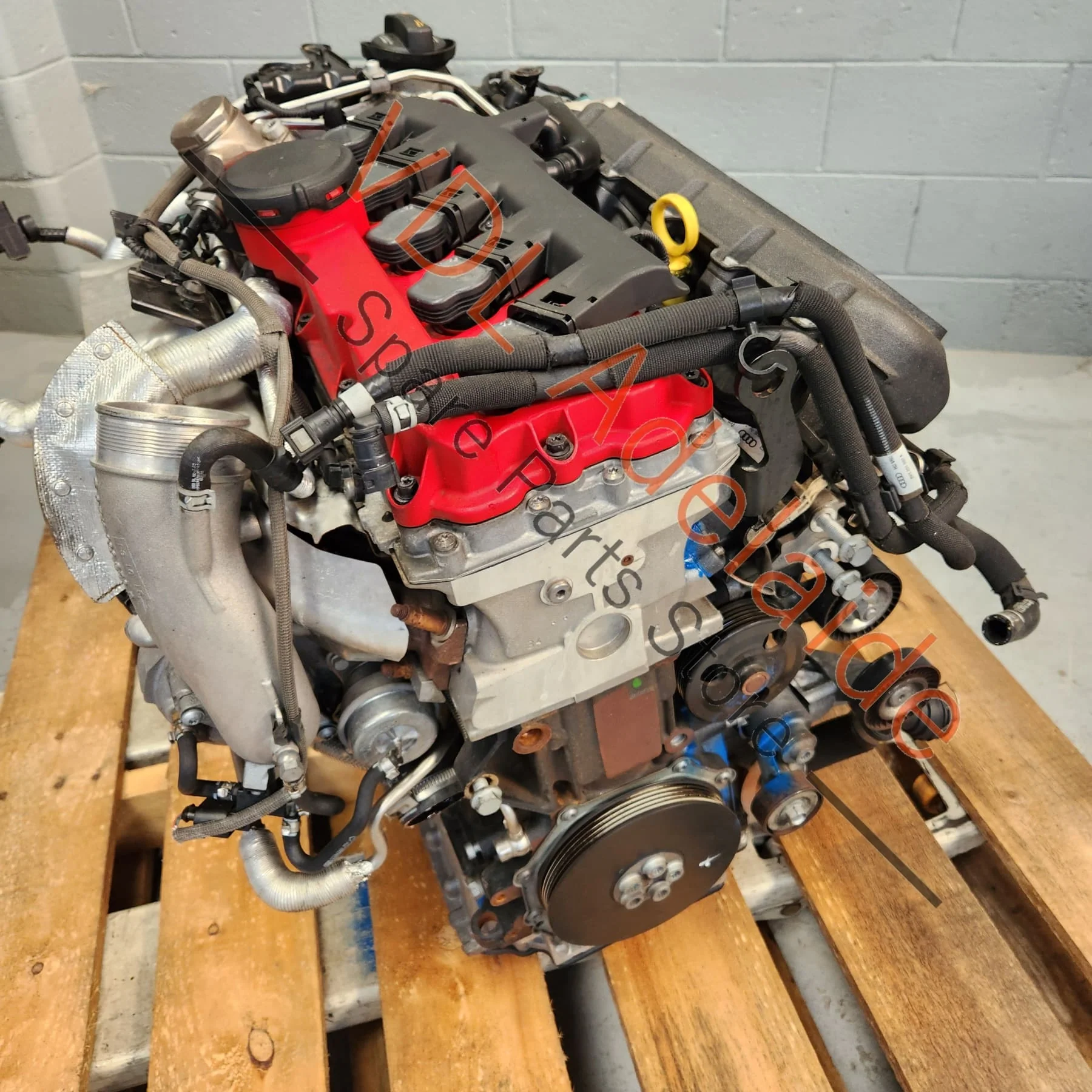 Audi RS3 8V Iron Block CZGB CZG 270kw 5cyl Complete Motor Engine w Turbo, Wiring & Hoses - Image 10