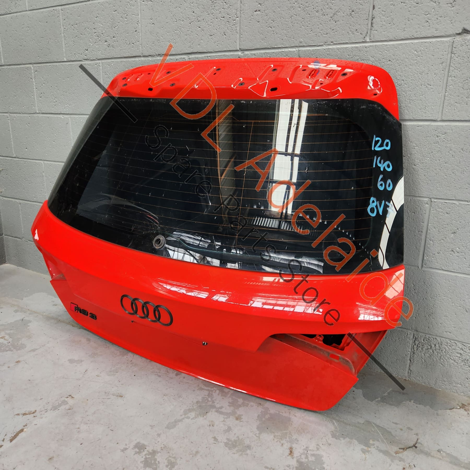 Audi S3 8V Sportback 2014-20 Rear Hatch Lid Boot Panel Y6Y6 Y6 / Y3T Catalunya Red Metallic - Image 7