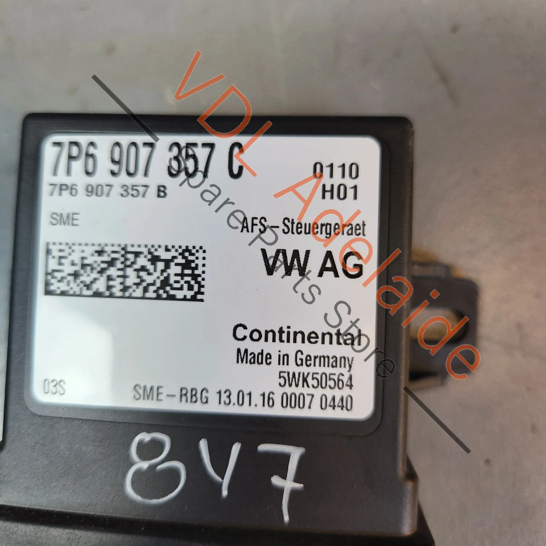 Audi Headlight Module for Automatic Range & Cornering Control 7P6907357C - Image 5