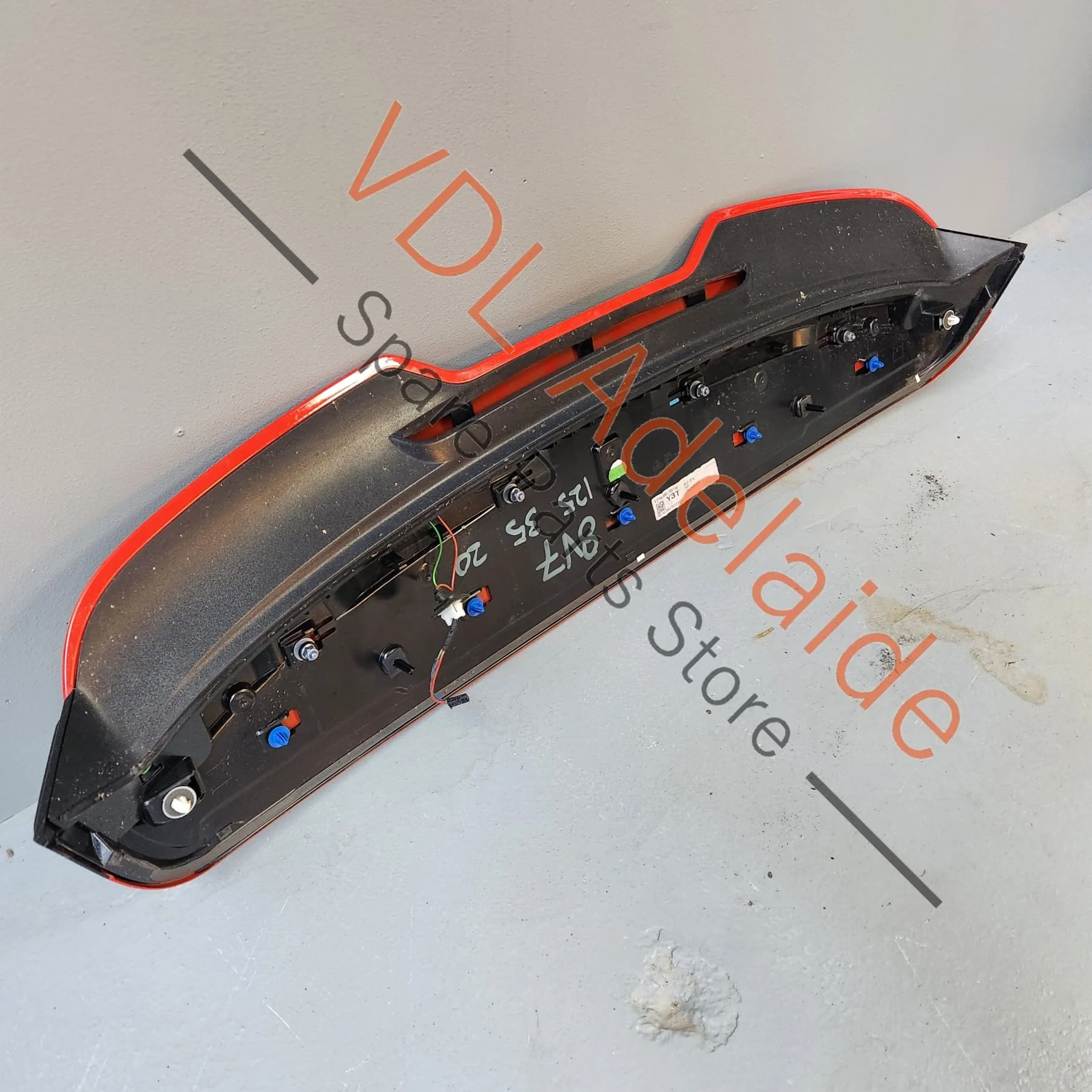 Genuine Audi RS3 8V Boot Hatch Mounted Rear Spoiler Wing 8V4827933D Will fit S3 Y6Y6 Y6 / Y3T Catalunya Red Metallic - Image 2