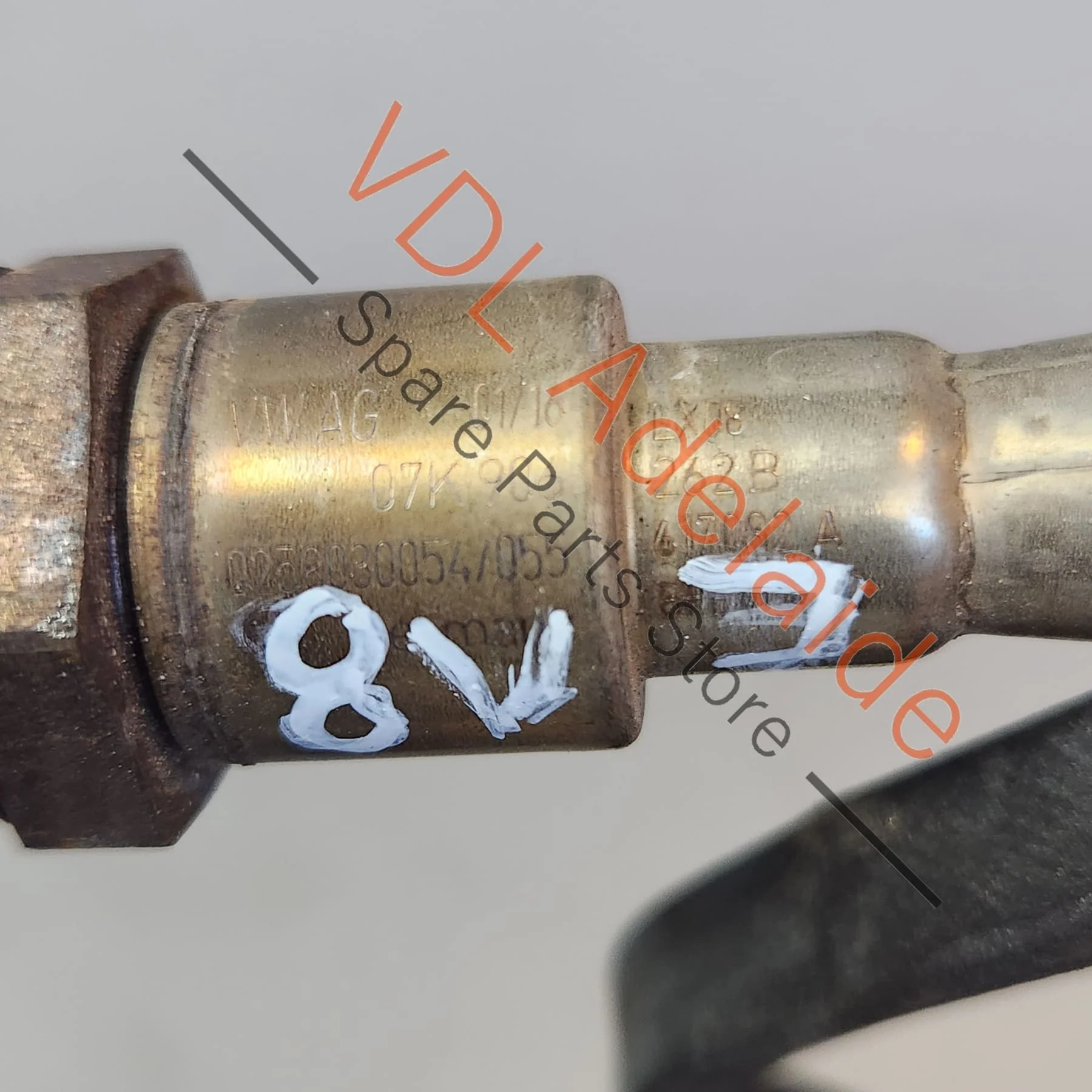 Audi RS3 8V 2.5L 5Cyl CZGB Exhaust Probe Lambda Sensor Behind Cat 07K906262B - Image 2