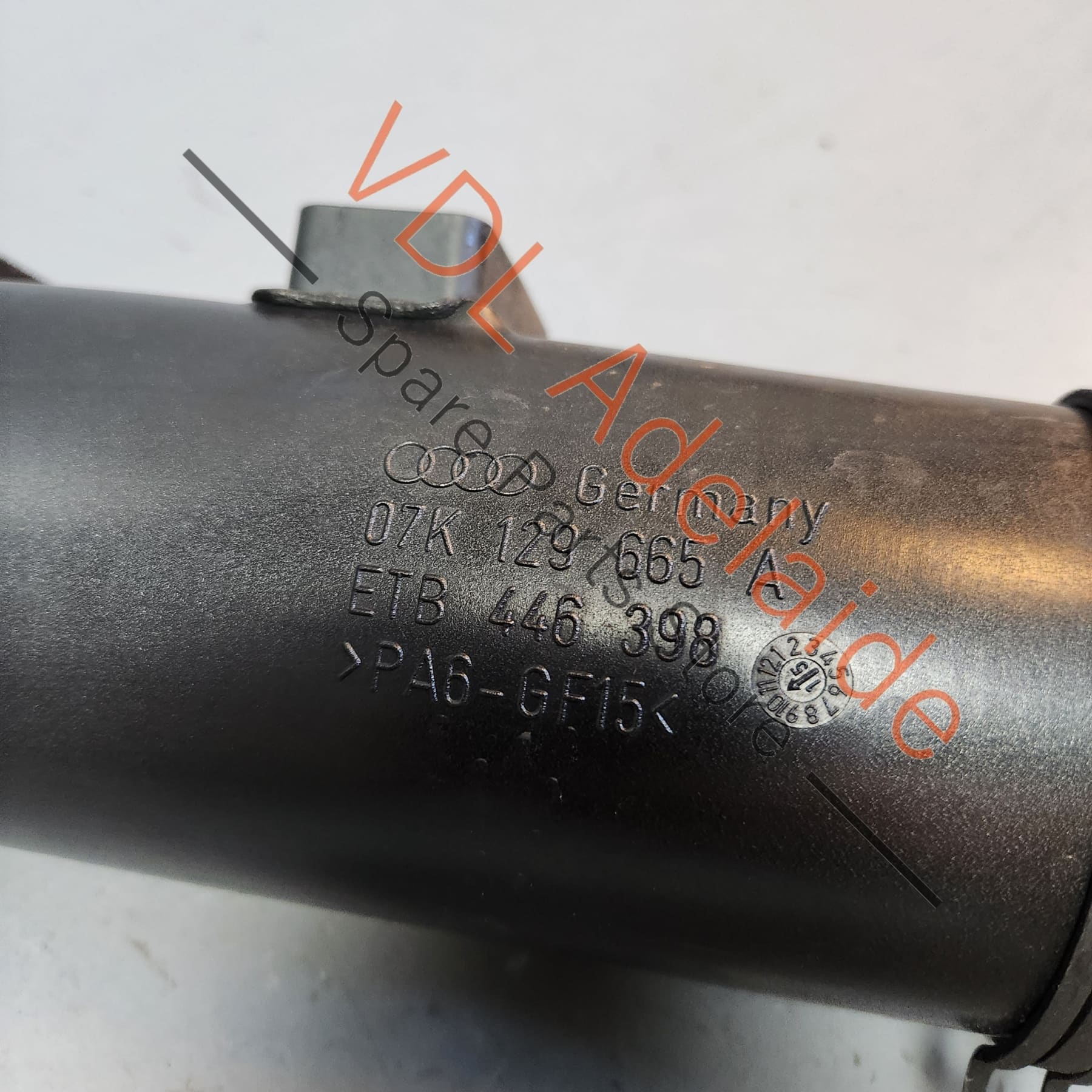 Audi RS3 8V Air Filter Intake Pipe Hose 07K129665A - Image 5