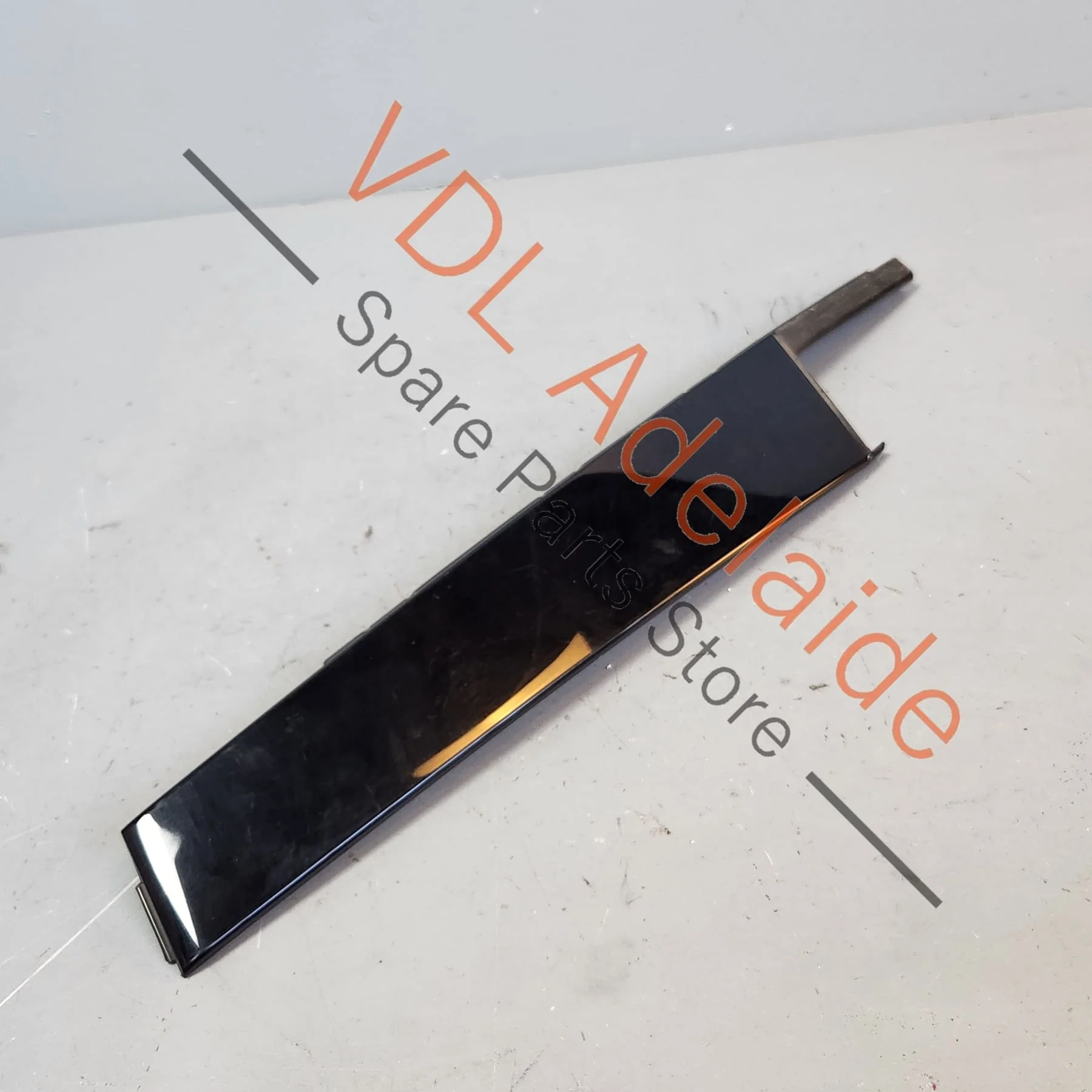 Audi A3 S3 RS3 8V Front Right Door Exterior Trim for B-Pillar Black Glossy 8V4837902A - Image 7