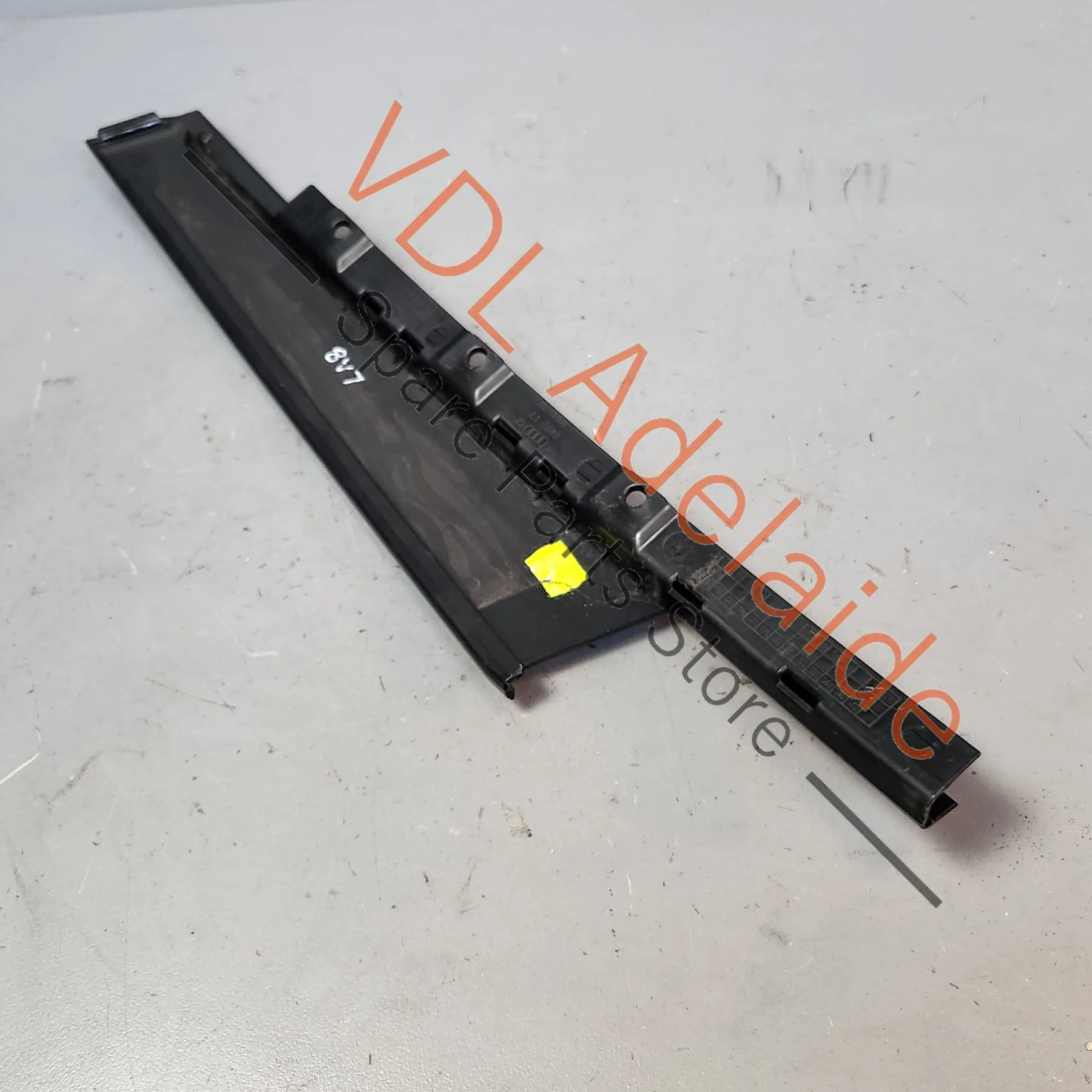Audi A3 S3 RS3 8V Front Left Door Exterior Trim for B-Pillar Black Glossy 8V4837901A - Image 5