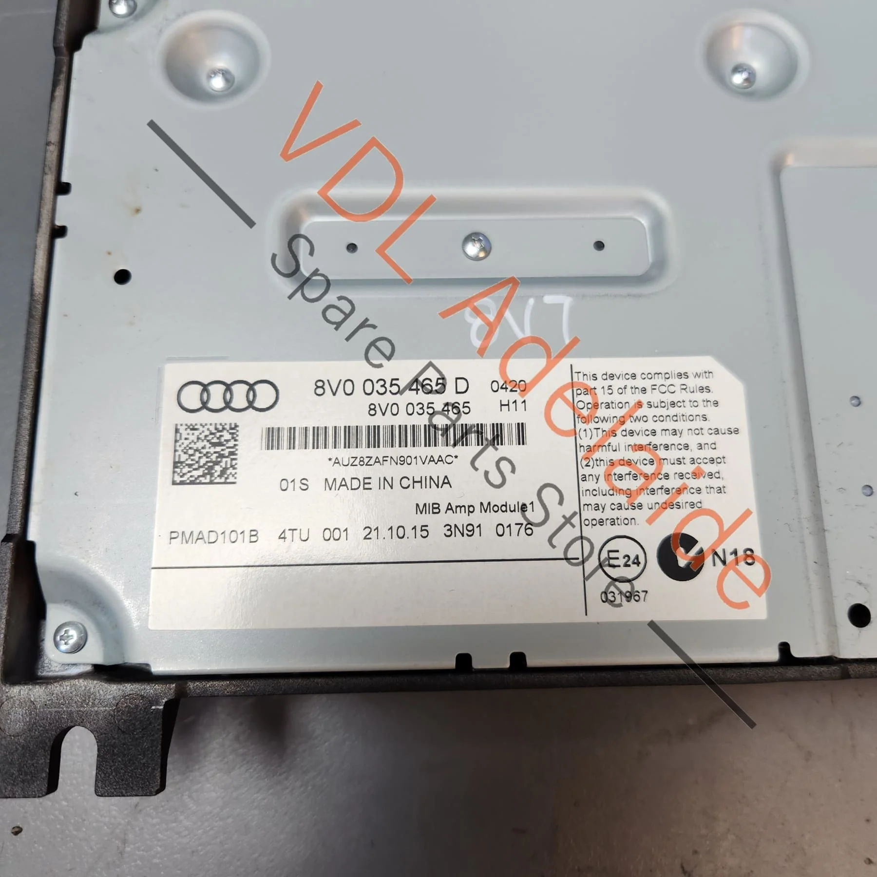 Audi A3 S3 RS3 8V Premium BOSE Amplifier for Sound System 8V0035465D - Image 2