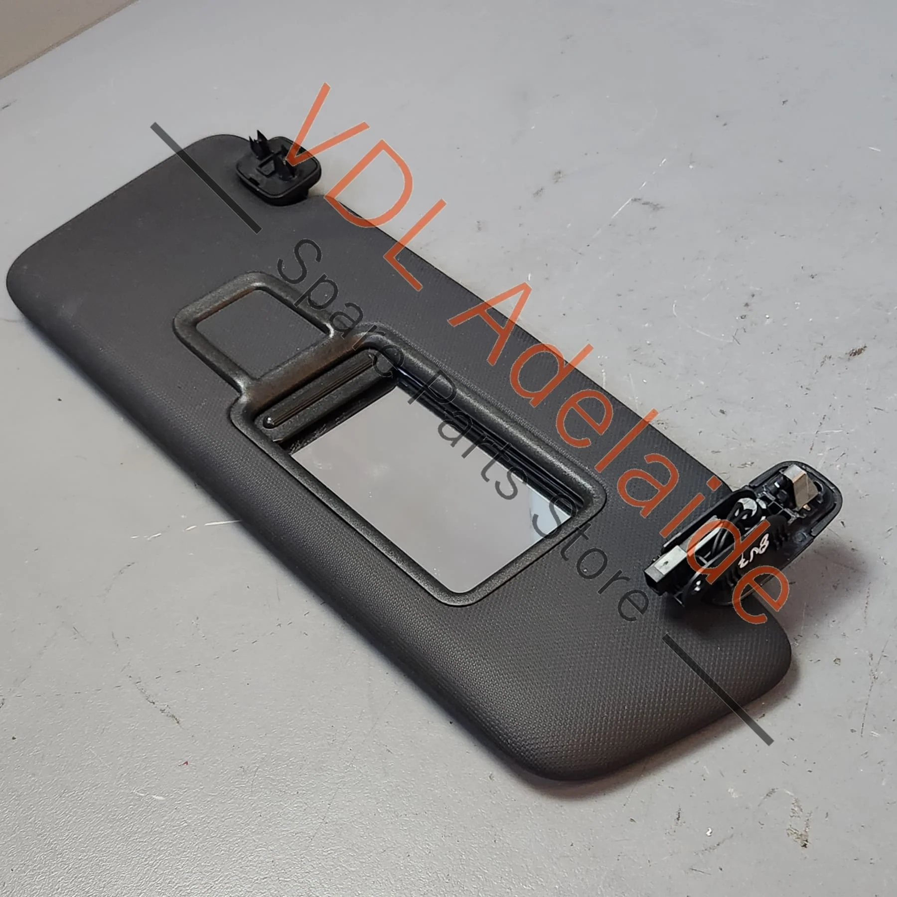 Audi A3 S3 RS3 8V Sun Visor With Illuminated Mirror Right RHS Soul Black 8V0857552C - Image 2