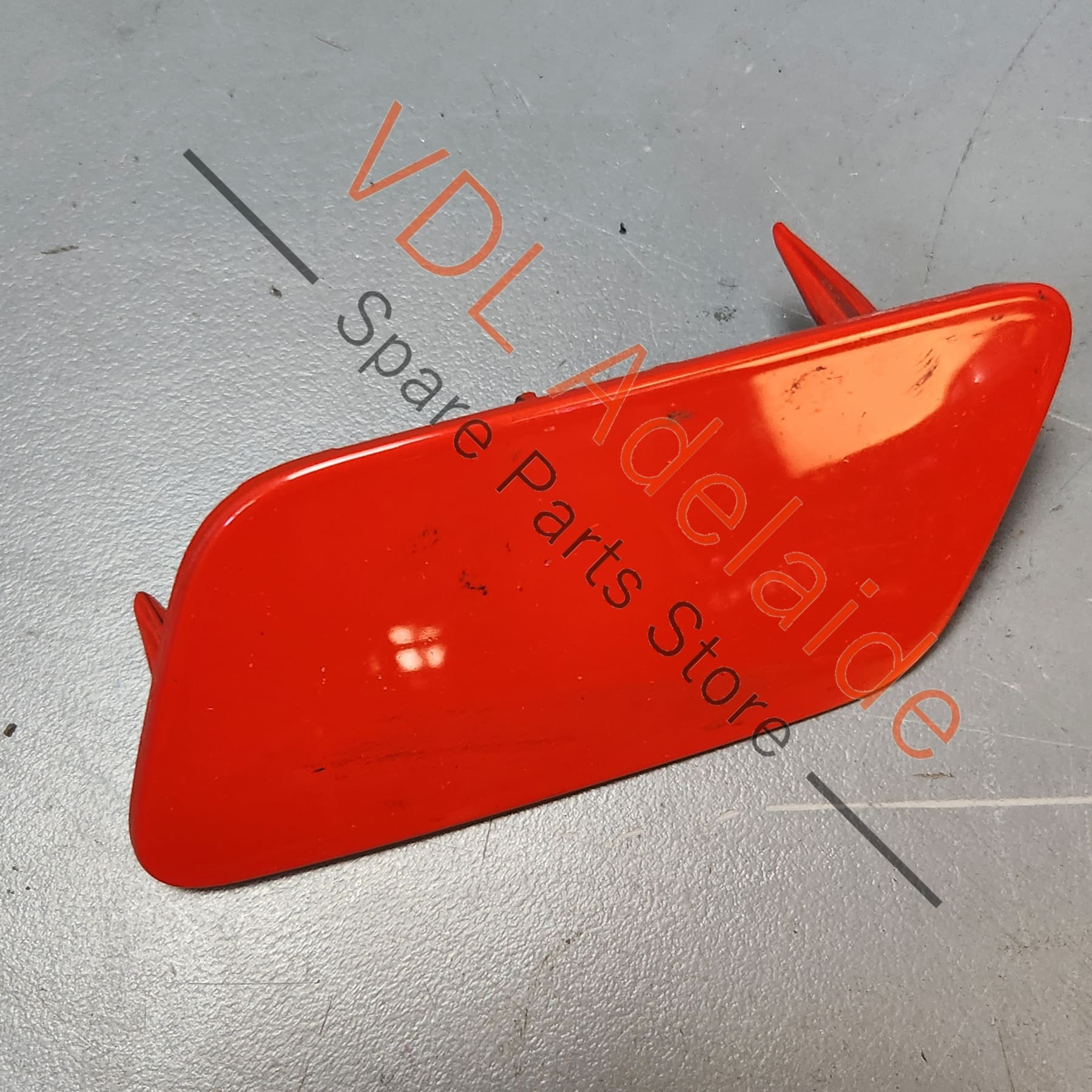 Audi RS3 8V Front Bumper Bar Left Headlight Washer Cover Flap Trim 8V4955275 GRU Y6Y6 Y6 / Y3T Catalunya Red Metallic