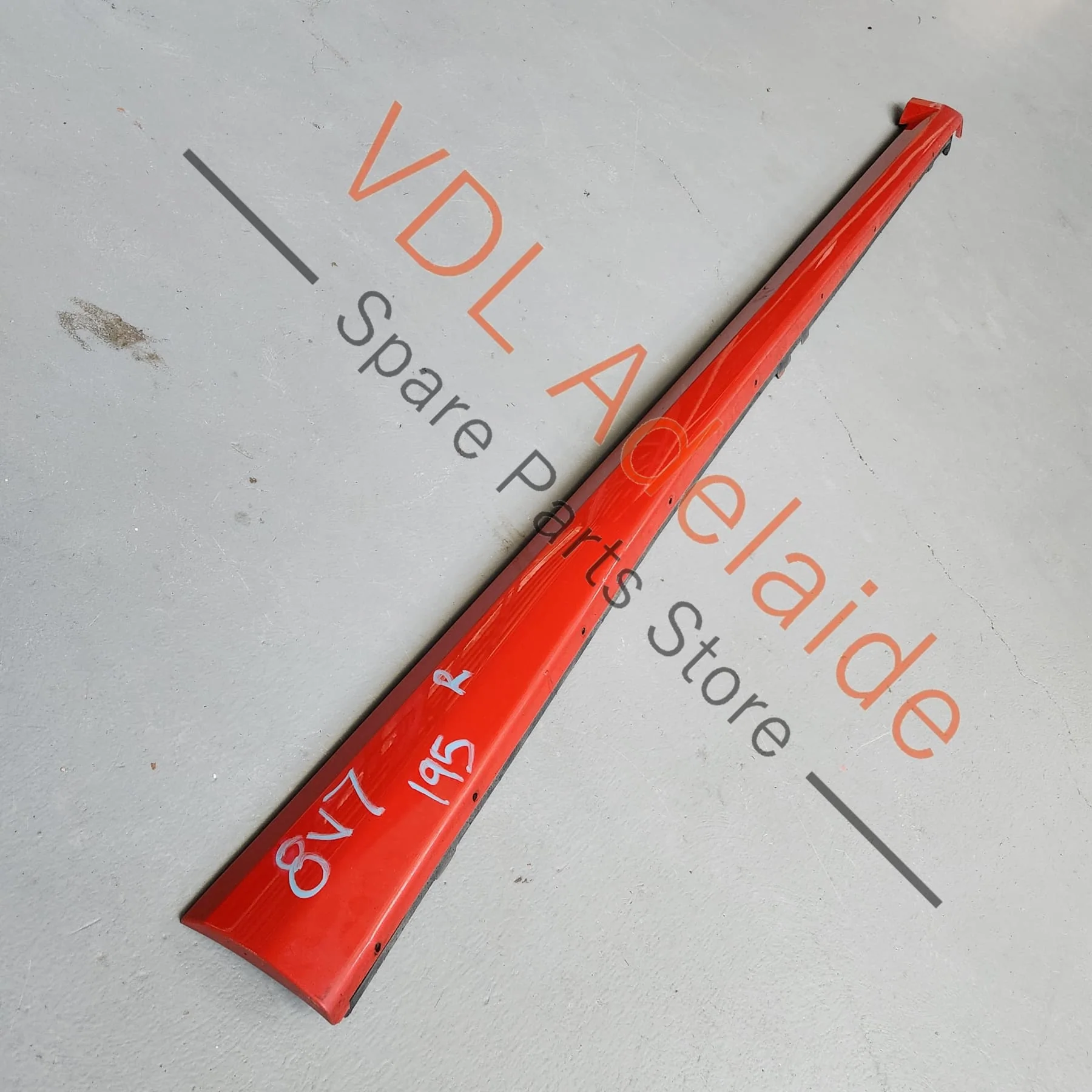 Audi RS3 8V Side Skirt Sideskirt Sill Molding Right 8V4853860A GRU Y6Y6 Y6 / Y3T Catalunya Red Metallic - Image 7