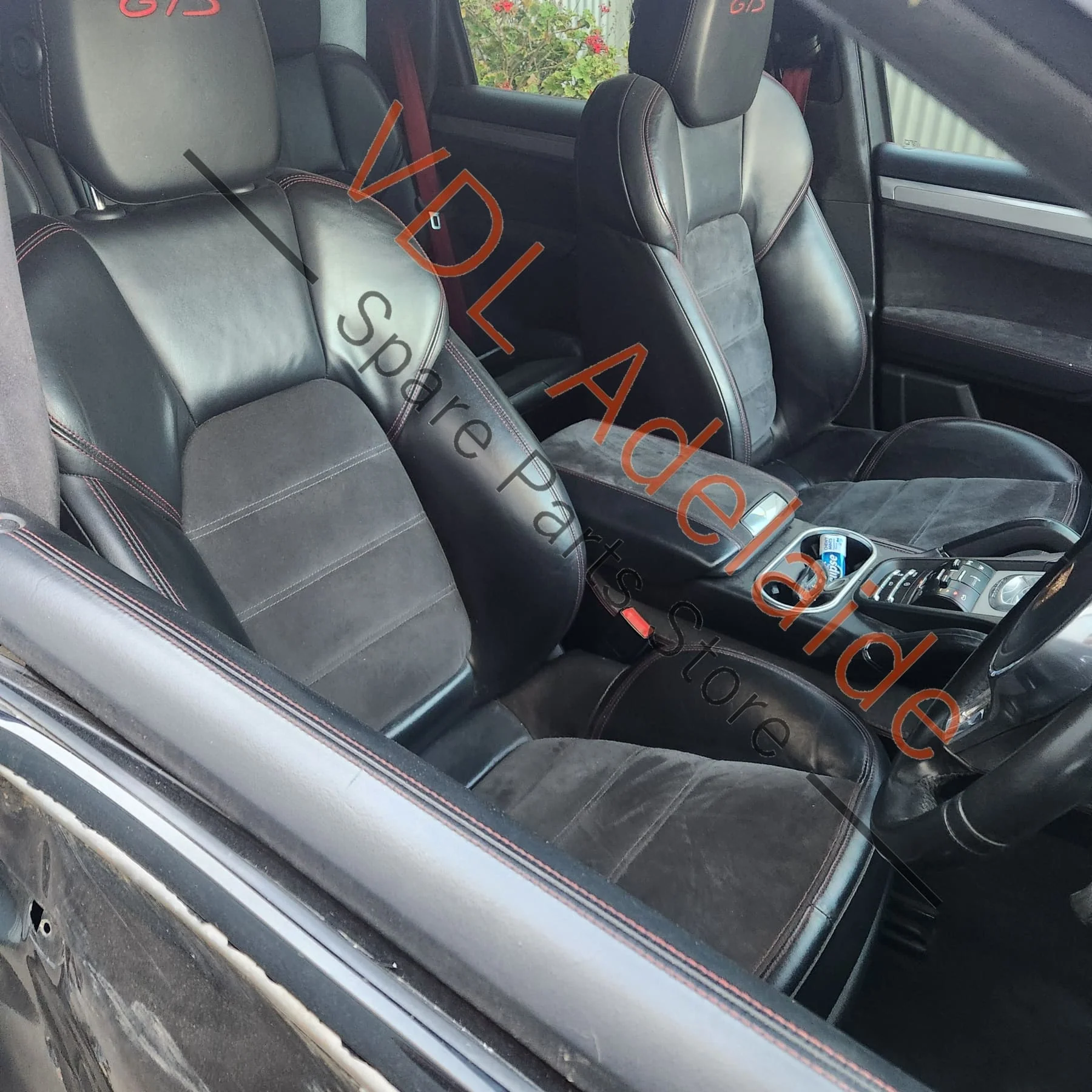 Porsche Cayenne 958 GTS Interior Set of Alcantara Seats & Door Cards - Image 19