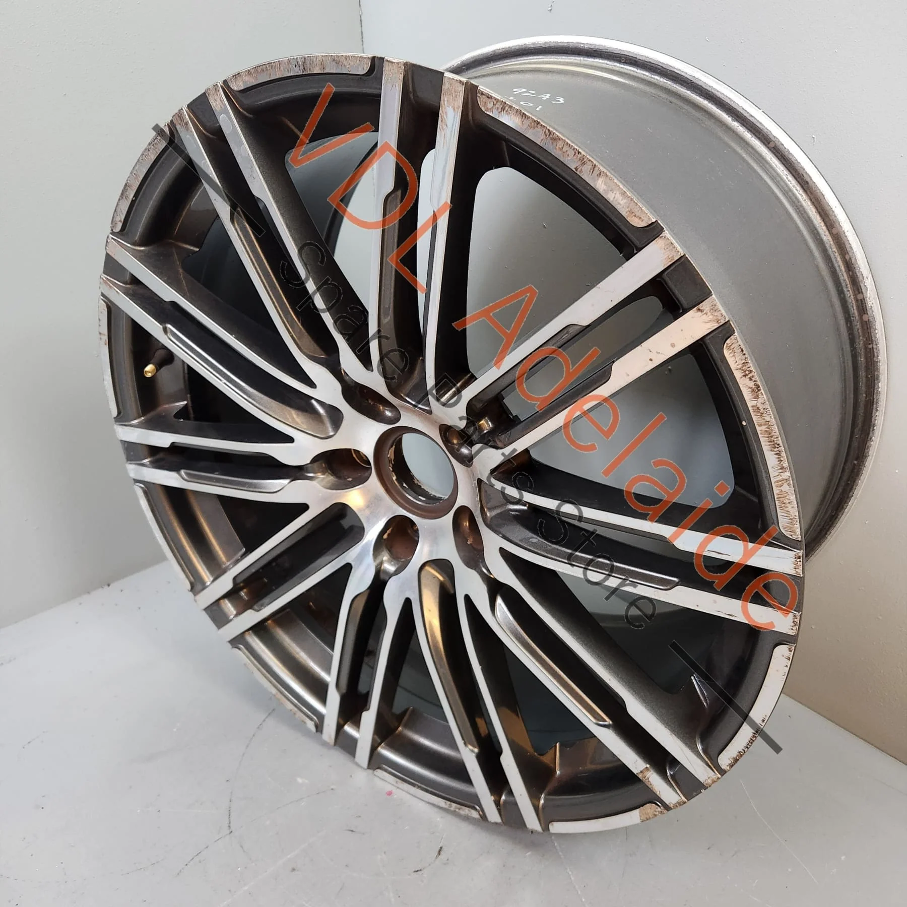 1x Porsche Cayenne 21in 21x10 Alloy Wheel Turbo Design 95836214220 #01 - Image 2