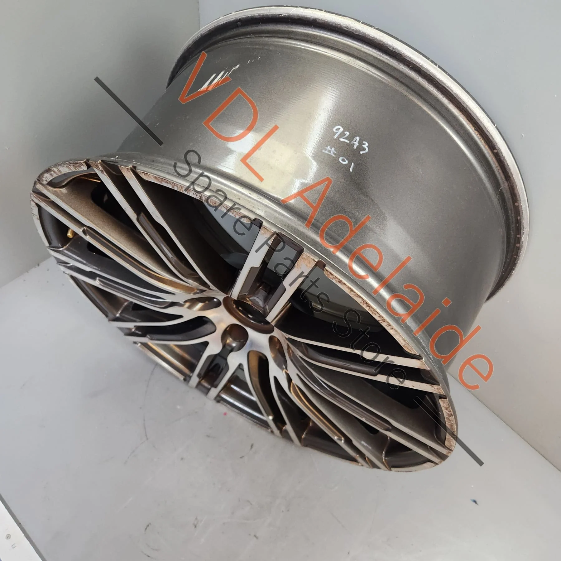1x Porsche Cayenne 21in 21x10 Alloy Wheel Turbo Design 95836214220 #01 - Image 3