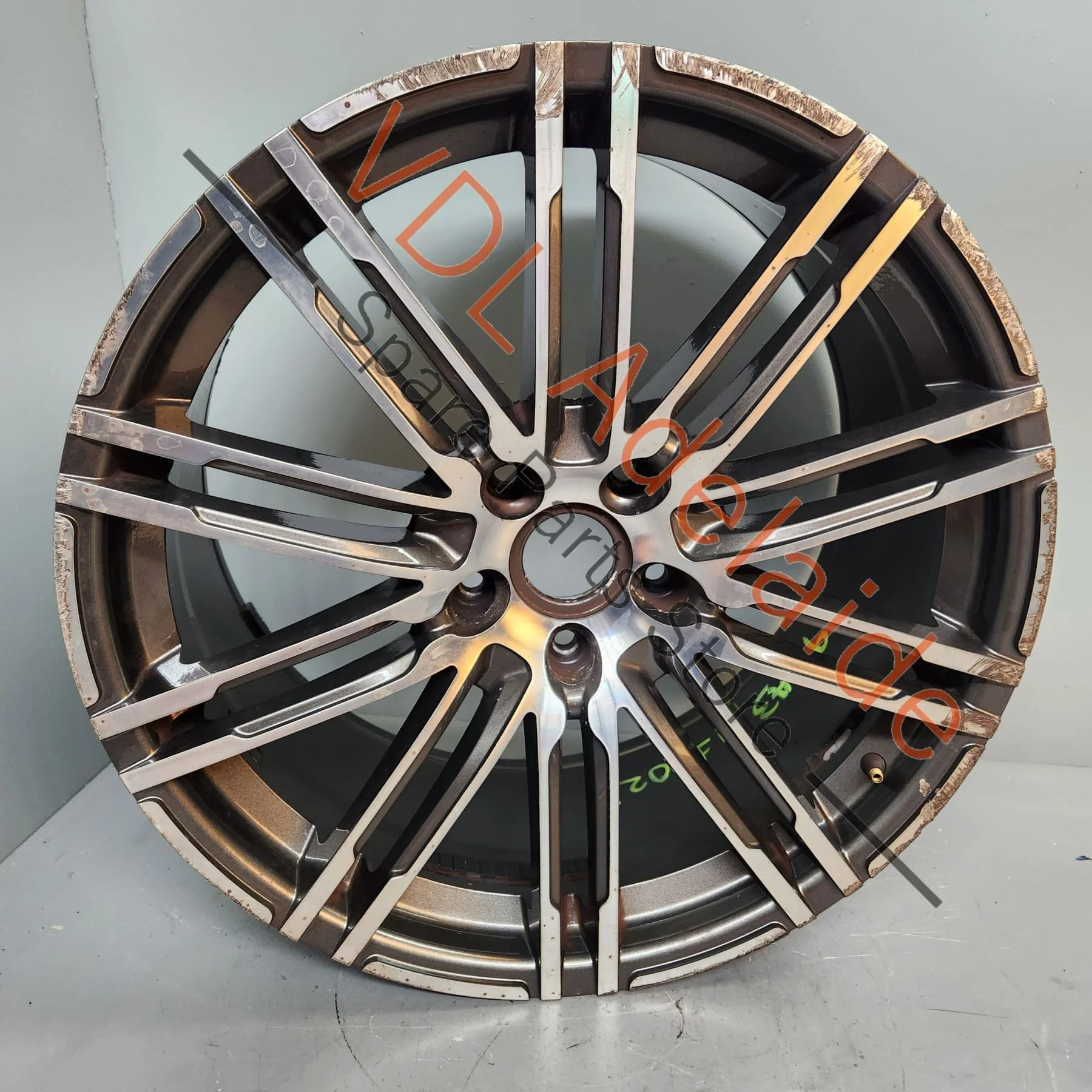 1x Porsche Cayenne 21in 21x10 Alloy Wheel Turbo Design 95836214220 #02