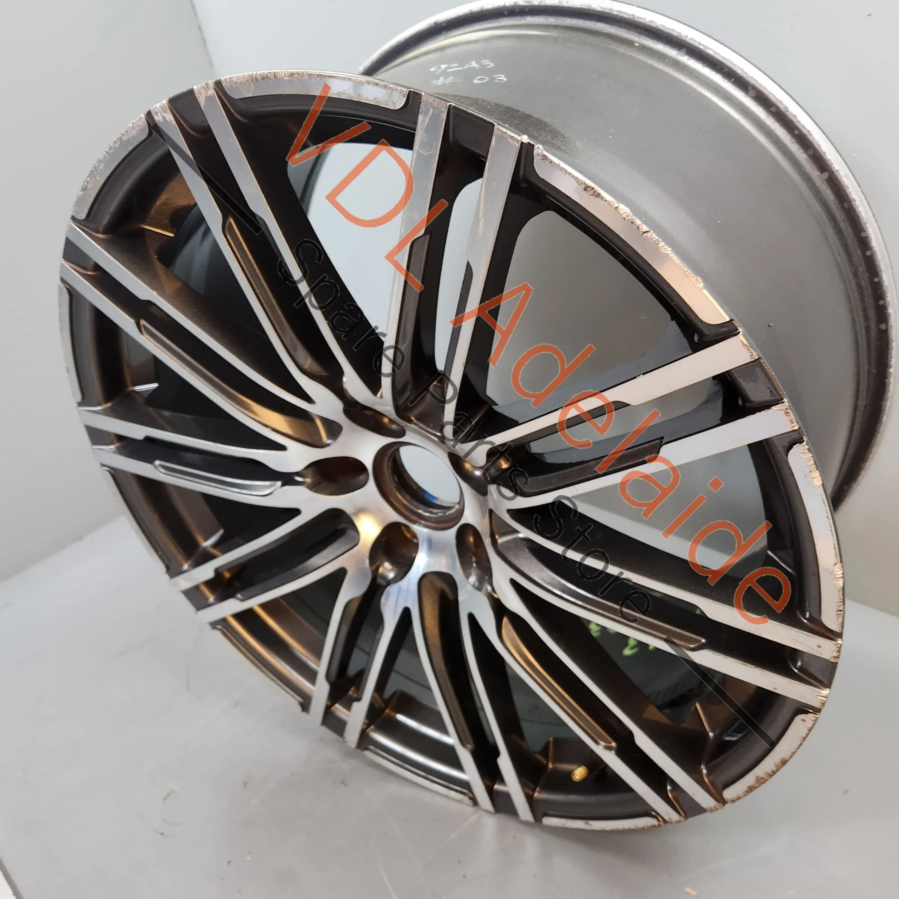 1x Porsche Cayenne 21in 21x10 Alloy Wheel Turbo Design 95836214220 #03 - Image 2