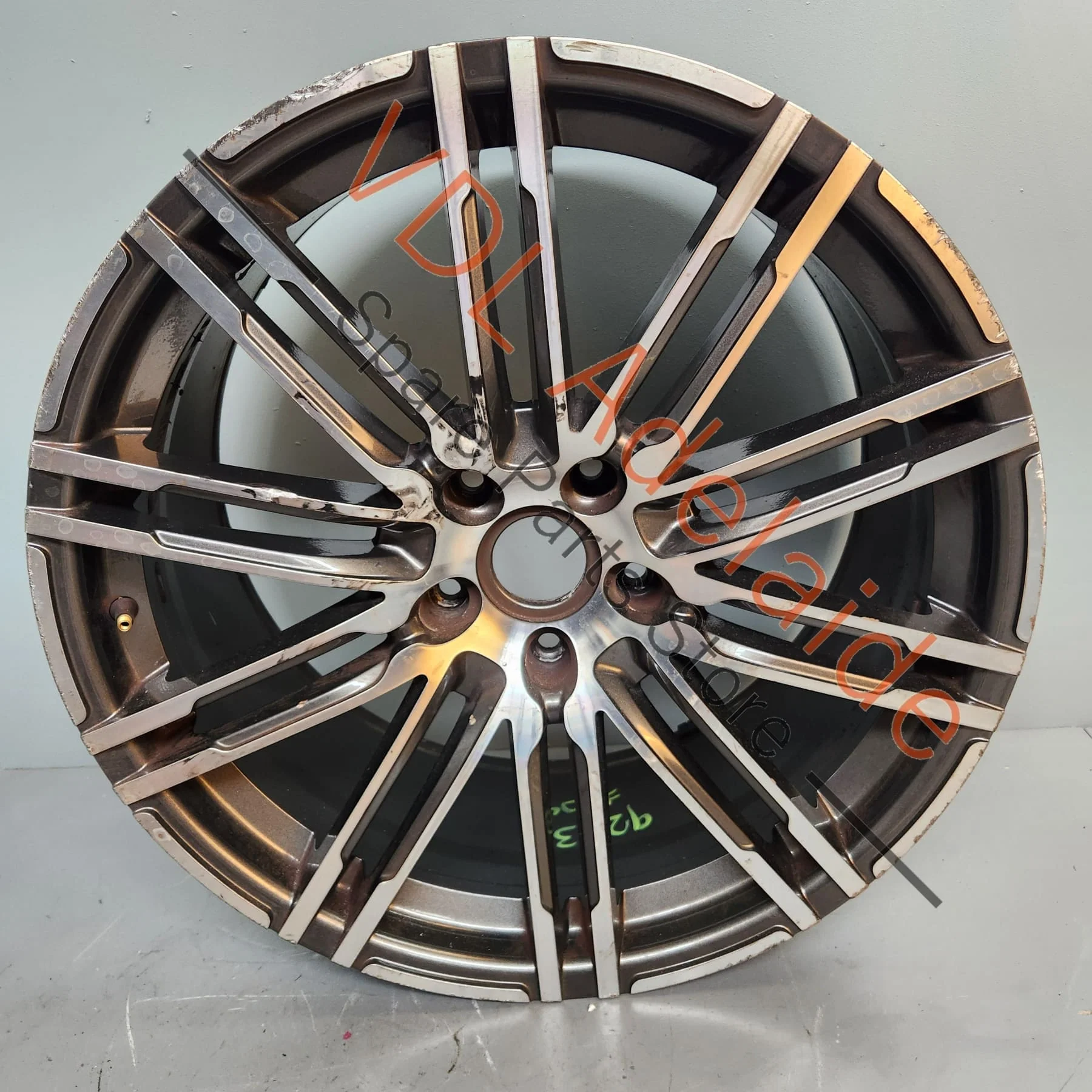 1x Porsche Cayenne 21in 21x10 Alloy Wheel Turbo Design 95836214220 #03