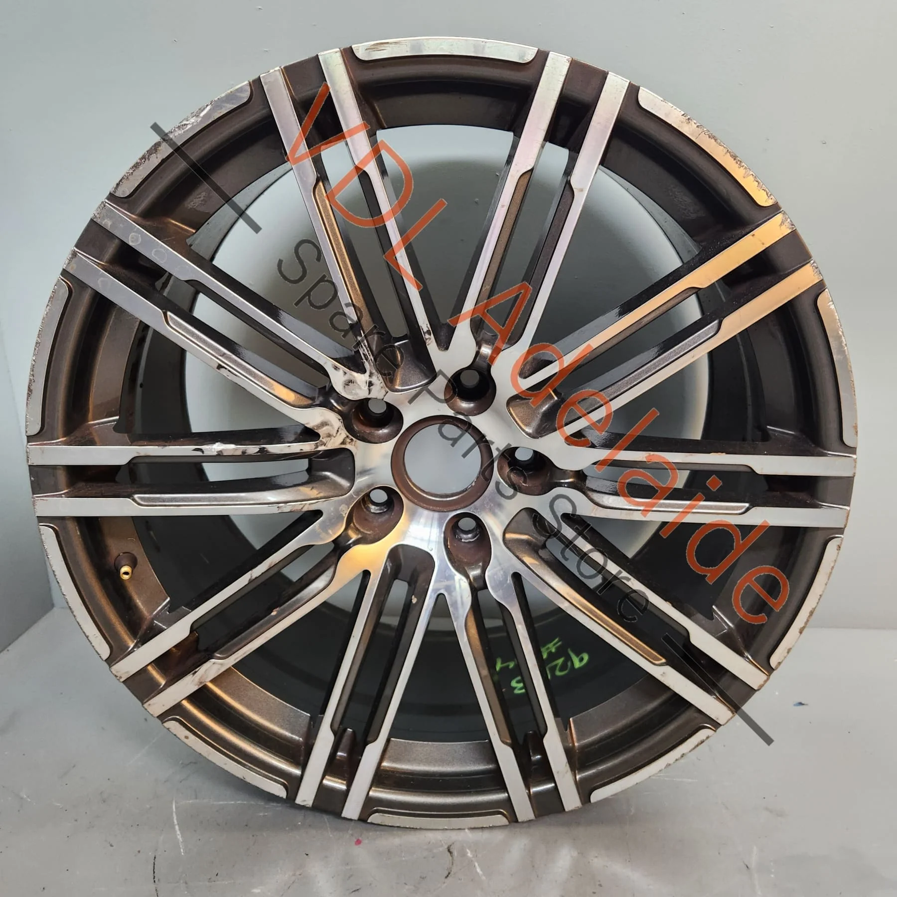 1x Porsche Cayenne 21in 21x10 Alloy Wheel Turbo Design 95836214220 #03 - Image 5