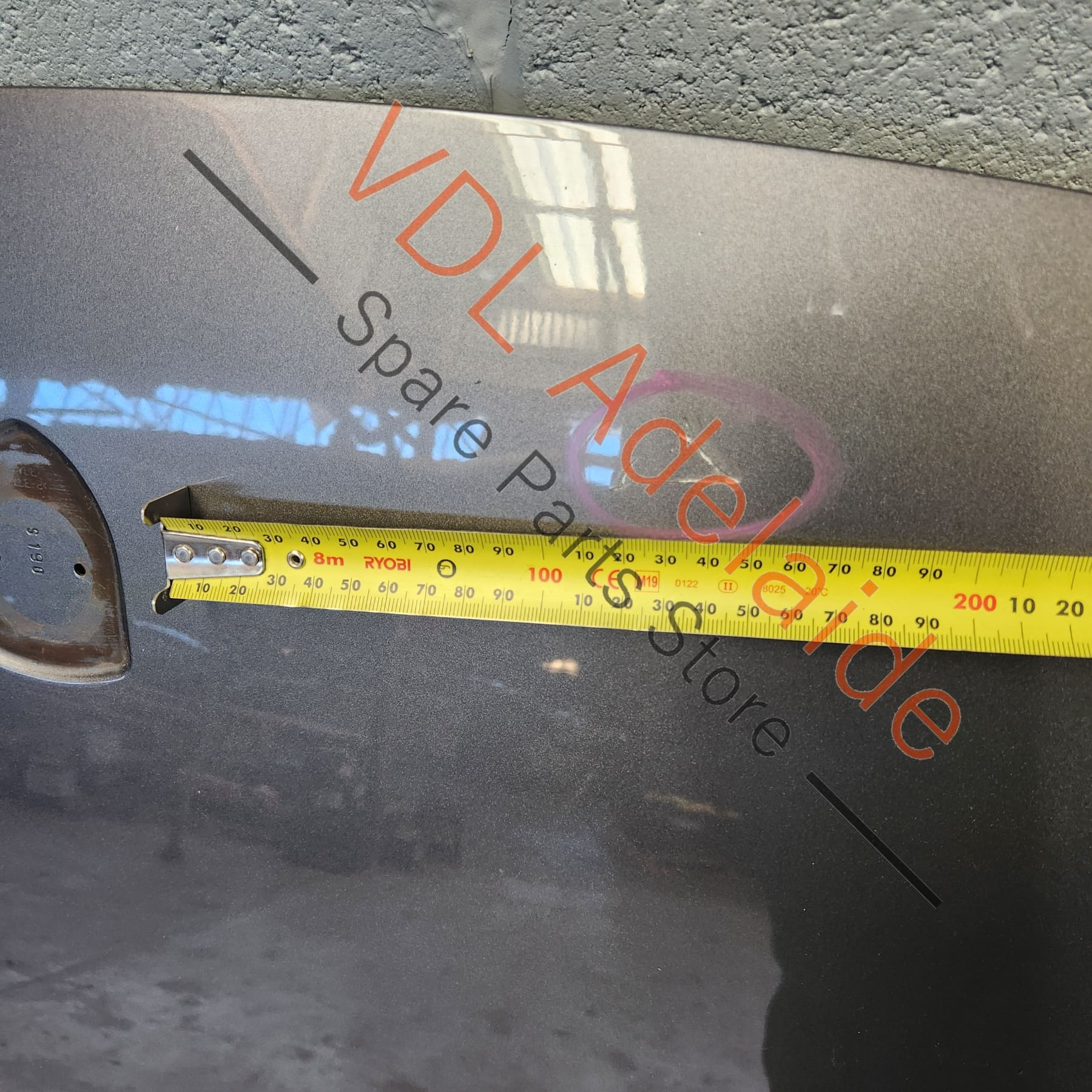 Porsche Cayenne 958 Bonnet Hood Panel Meteor Gray Metallic M7W/9Q 95851101106 - Image 4