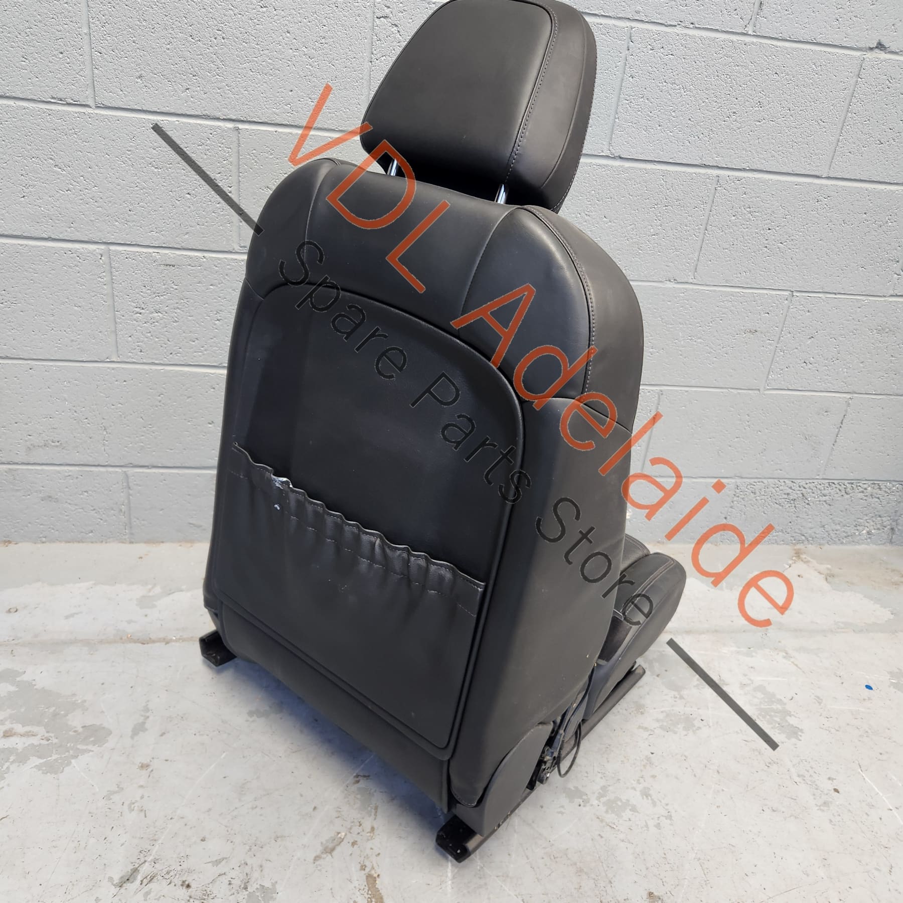 Porsche Cayenne 958 Front Left Seat Complete Black Leather - Not heated - 95861876004 9A7959747B - Image 7