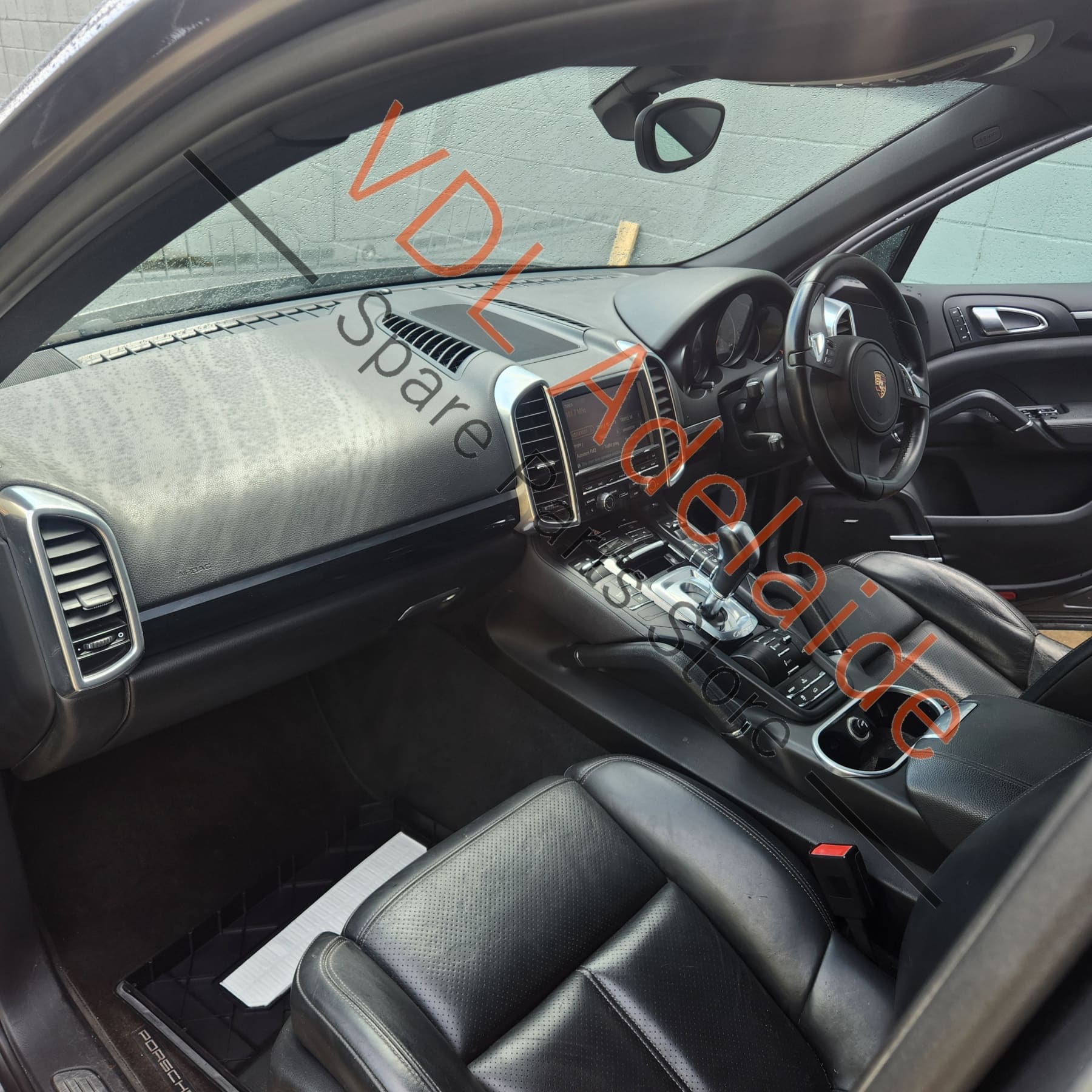 Porsche Cayenne 958 Panamera 911 Multifunction Steering Wheel Black Leather - Image 13