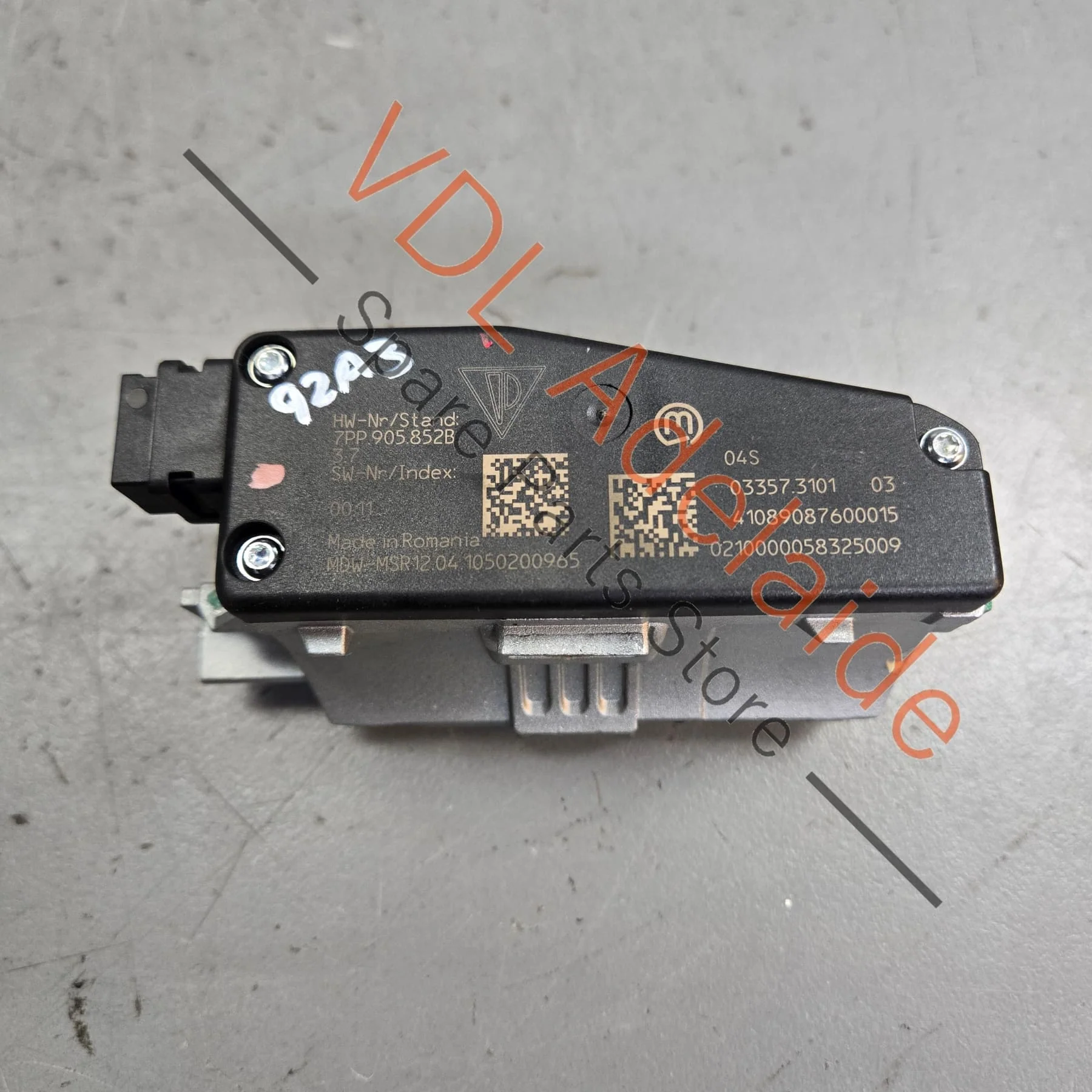 Porsche Cayenne 958 Steering Column Lock Module Mechanism 7PP905852C