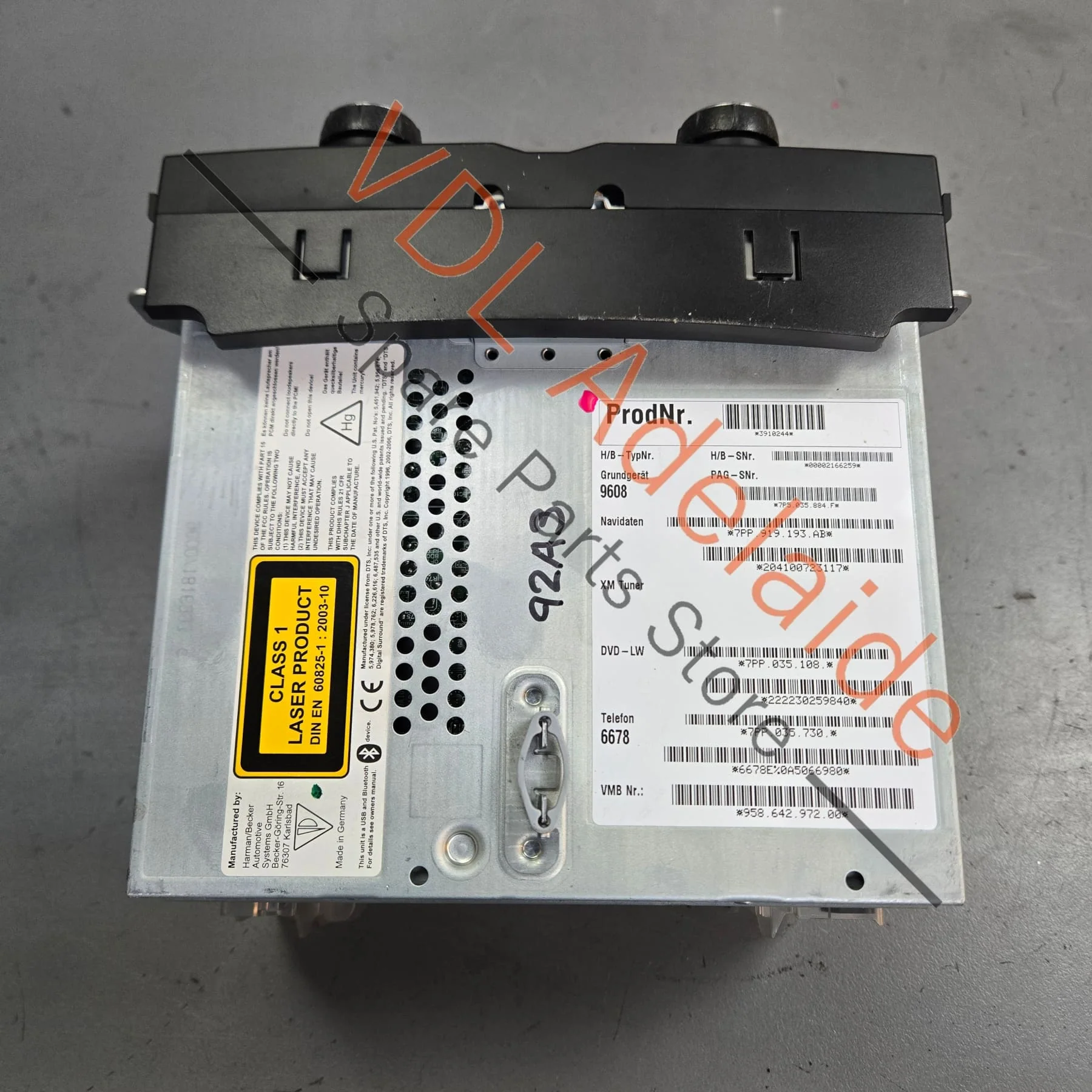 Porsche Cayenne 958 PCM Nav Radio Media Screen Unit Centre Dash Control Module - Image 12