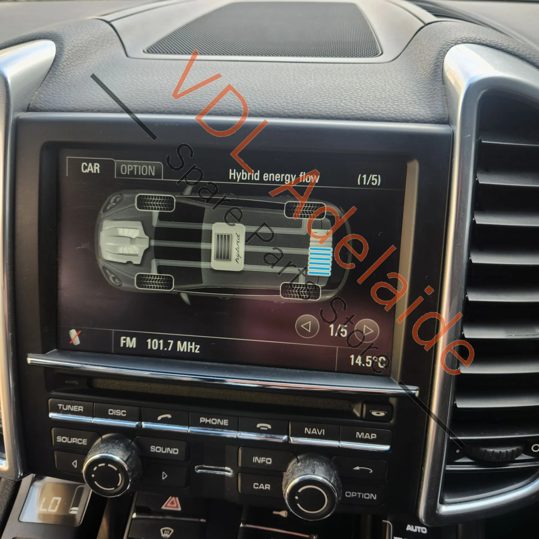 Porsche Cayenne 958 PCM Nav Radio Media Screen Unit Centre Dash Control Module - Image 2