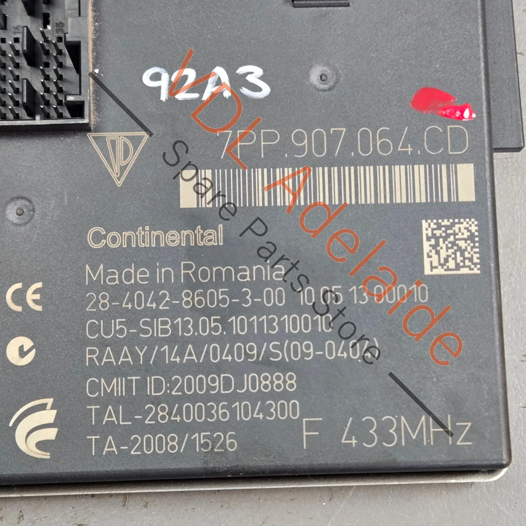 Porsche Cayenne 958 Front BCM Body Control Module 7PP907064CD - Image 2