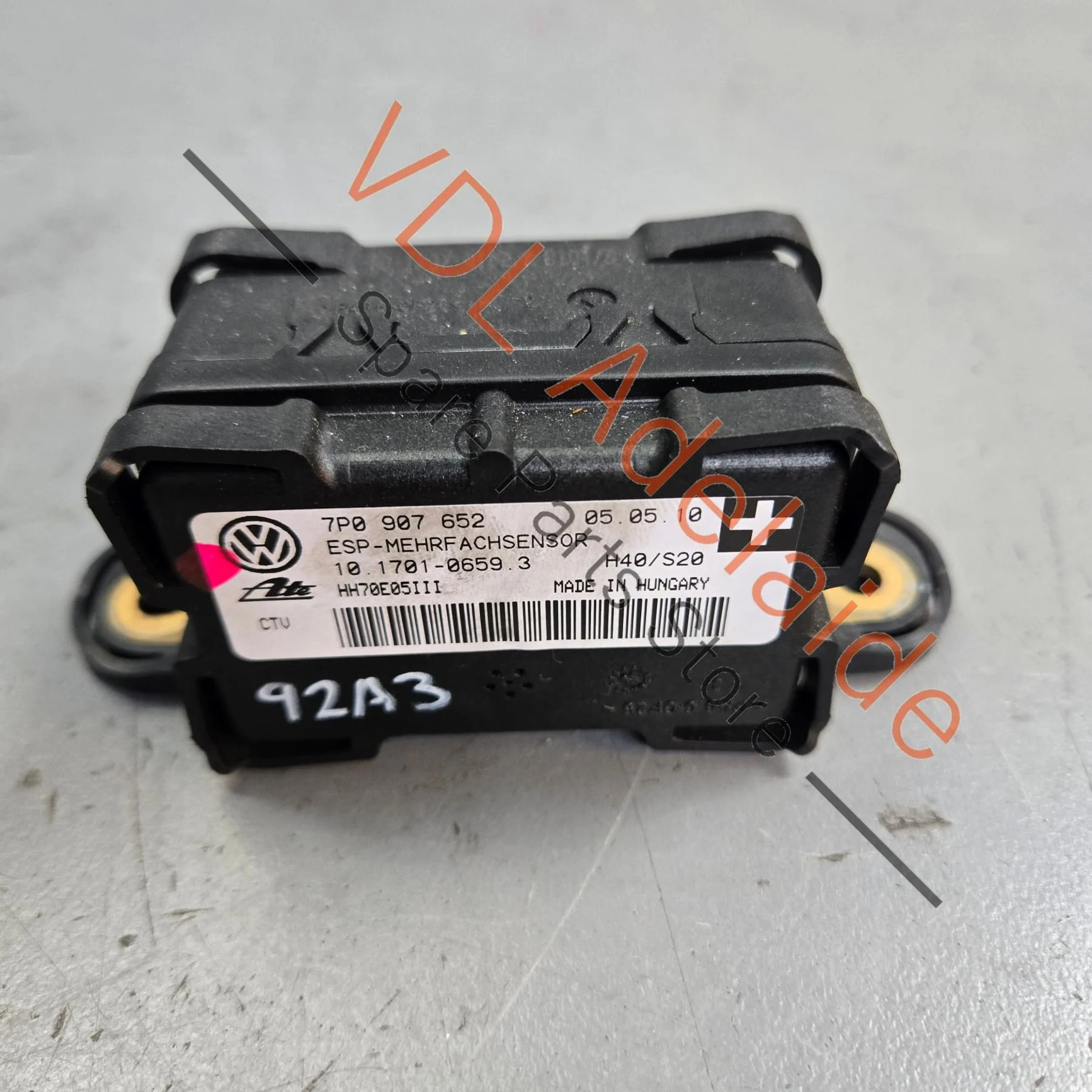 Porsche Cayenne 958 92A Yaw Rate ESP Sensor Module 7P0907652
