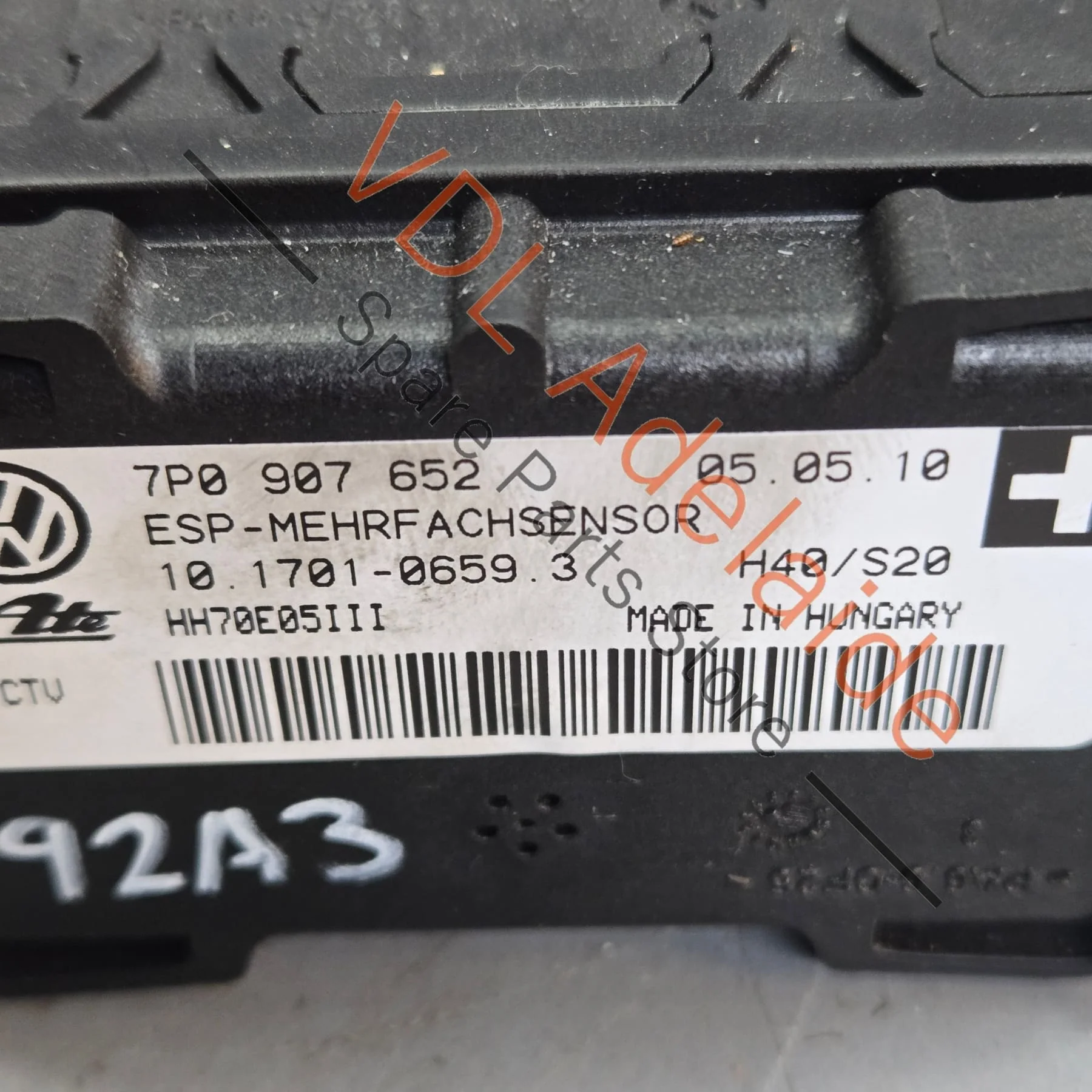 Porsche Cayenne 958 92A Yaw Rate ESP Sensor Module 7P0907652 - Image 2