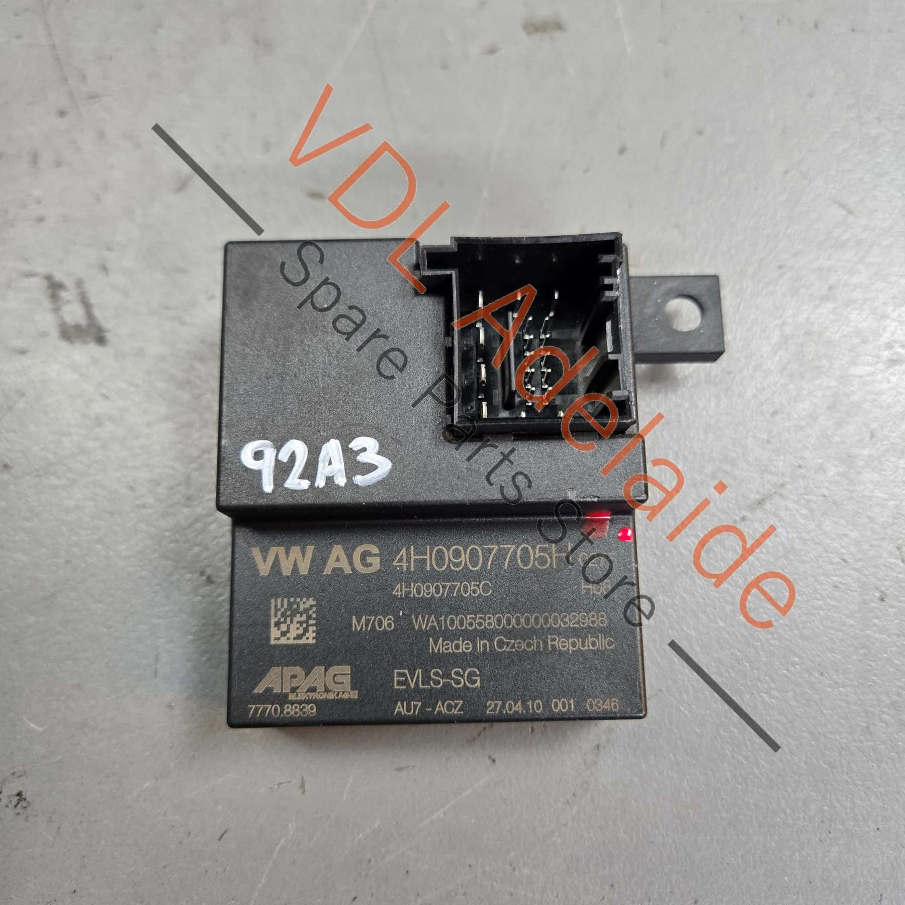Porsche Cayenne 958 92A Steering Column Control Module 4H0907705H 4H0907705K