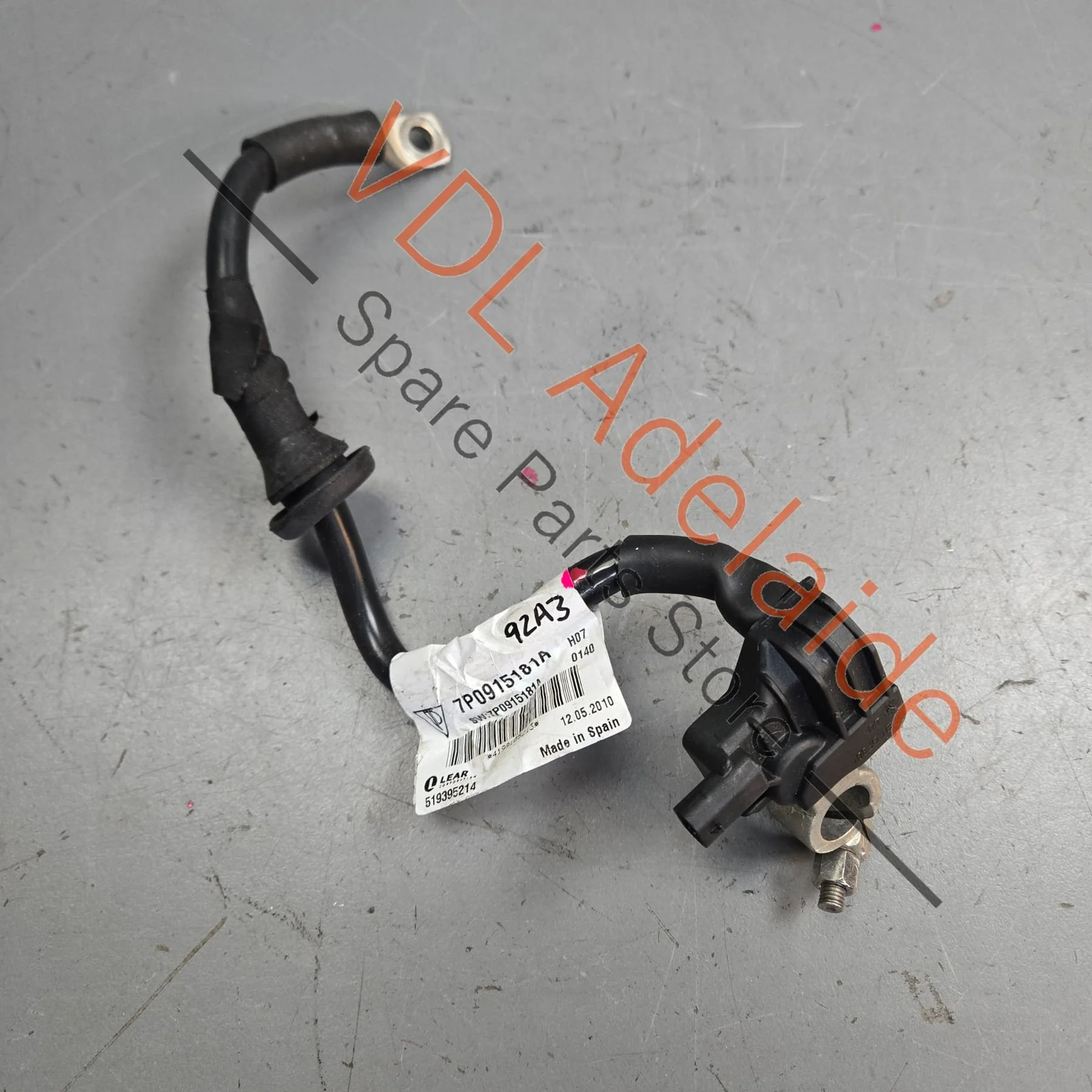 Porsche Cayenne Battery Earth Cable with Sensor 95861118111 7P0915181A