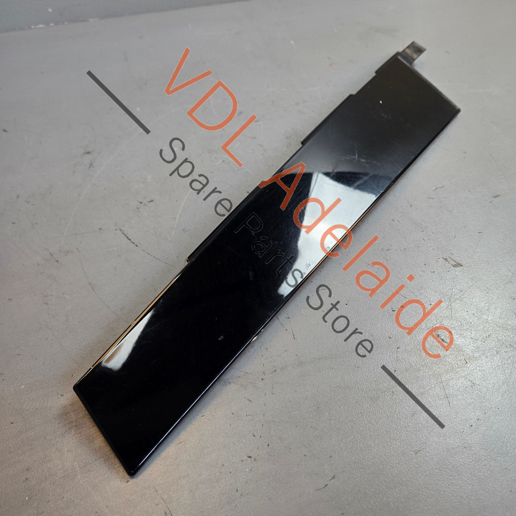 Porsche Cayenne Front Right Door B Pillar Exterior Moulding Trim 7P5853318 95855931801 GW1 Gloss Black - Image 3