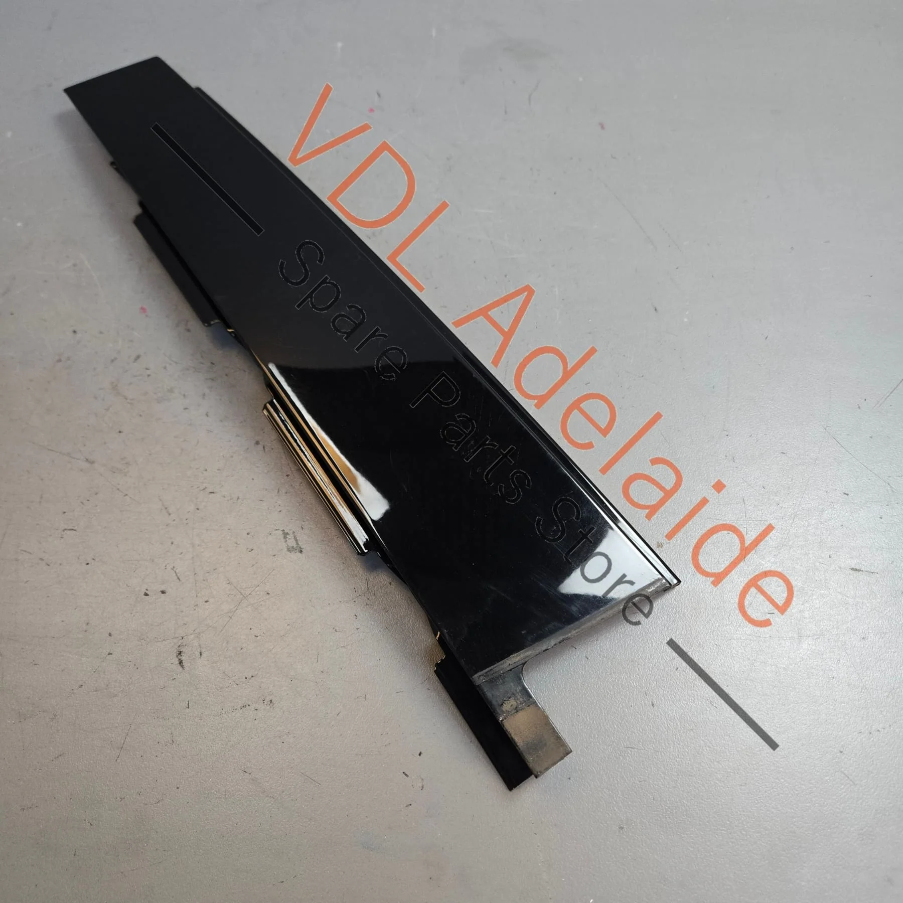 Porsche Cayenne Rear Right Door B Pillar Exterior Moulding Trim 7P5853352 95855935202 GW1 Gloss Black