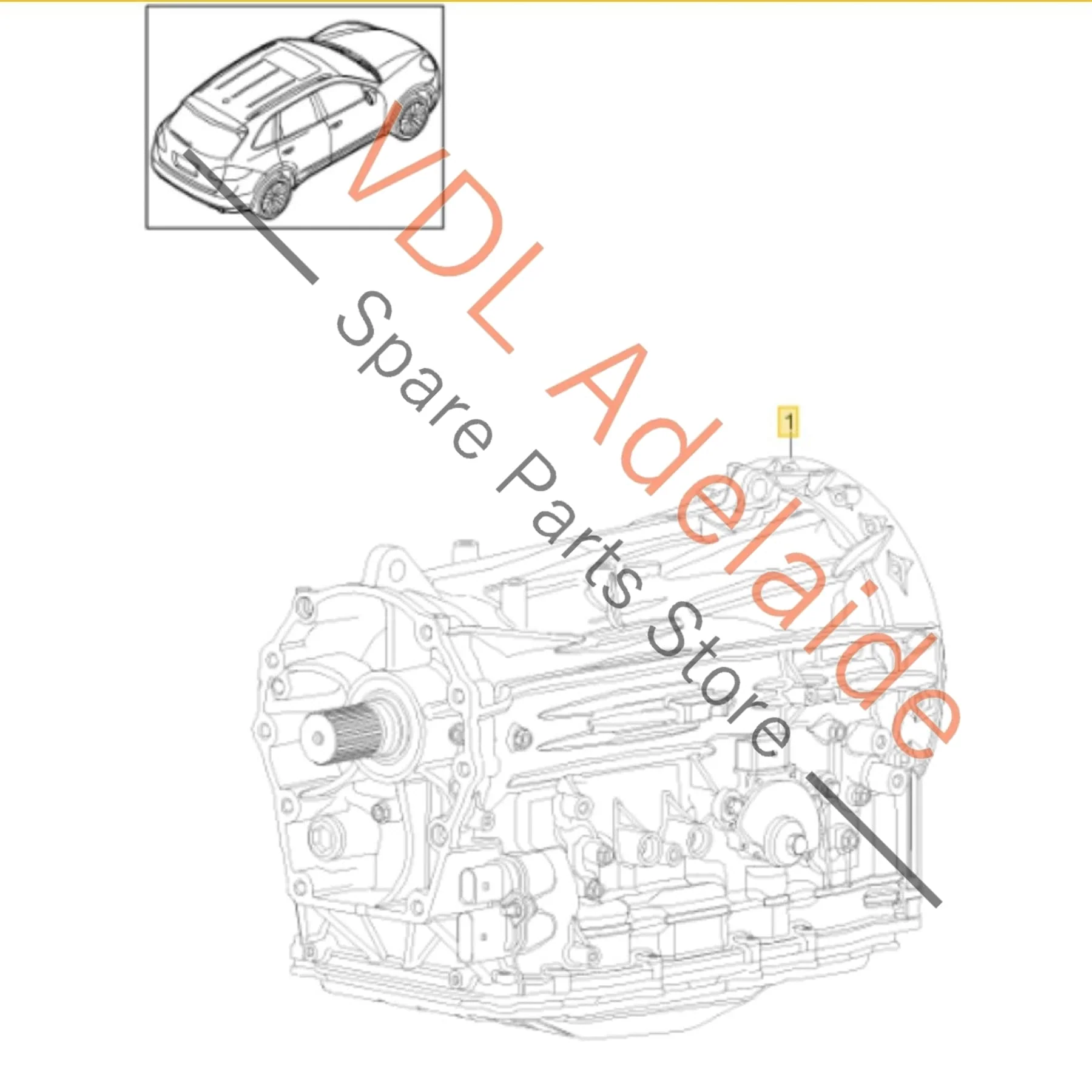 Porsche Cayenne 8 Speed Automatic Transmission Gearbox MXP NNQ PXR 0C8300037G TR80SD 95830001123 - Image 3