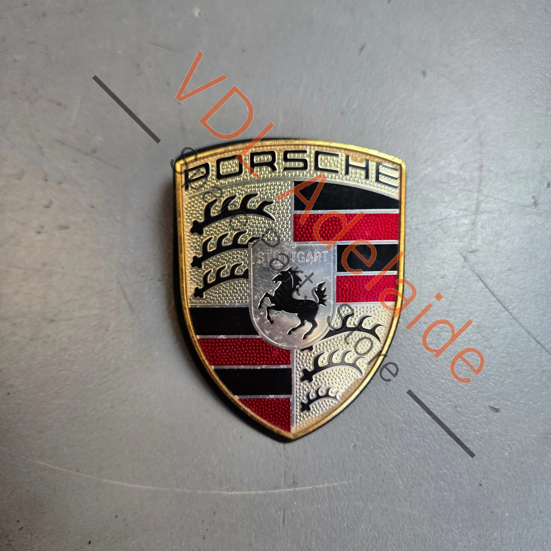 Porsche Crest Badge Emblem 9P1853601 - Image 2