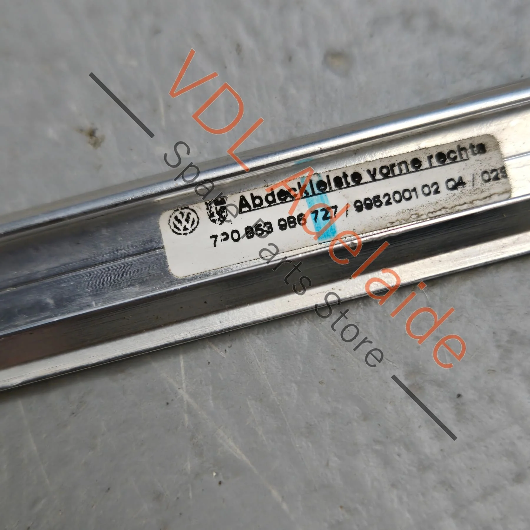 Porsche 92A 958 Set of Window Chrome Trims Polished Aluminium - Image 11