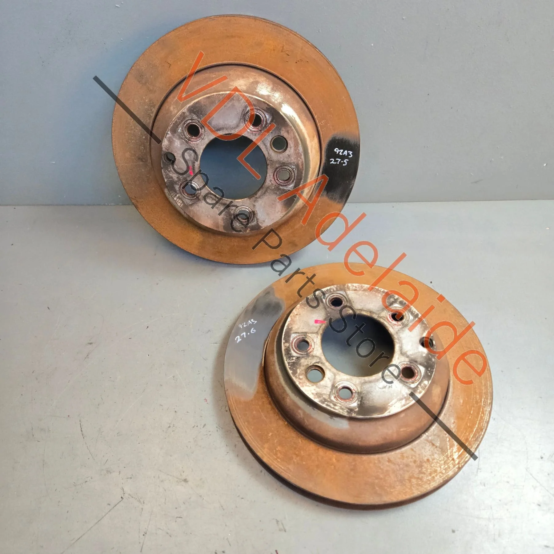 Pair of Porsche Cayenne 955 957 958 Rear Disc Rotors 330mm x 28mm 17in 95535240131 7L6615601D