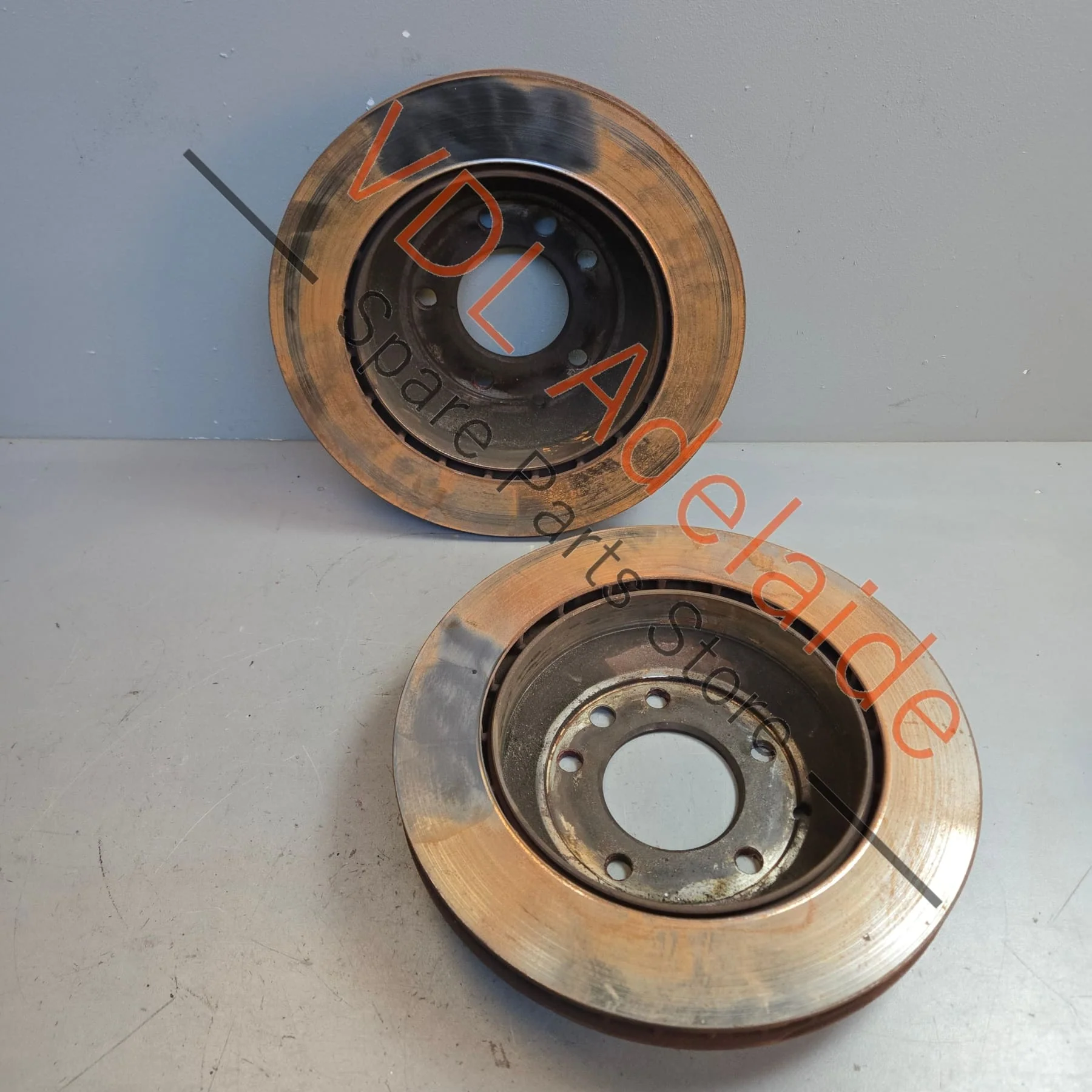 Pair of Porsche Cayenne 955 957 958 Rear Disc Rotors 330mm x 28mm 17in 95535240131 7L6615601D - Image 7
