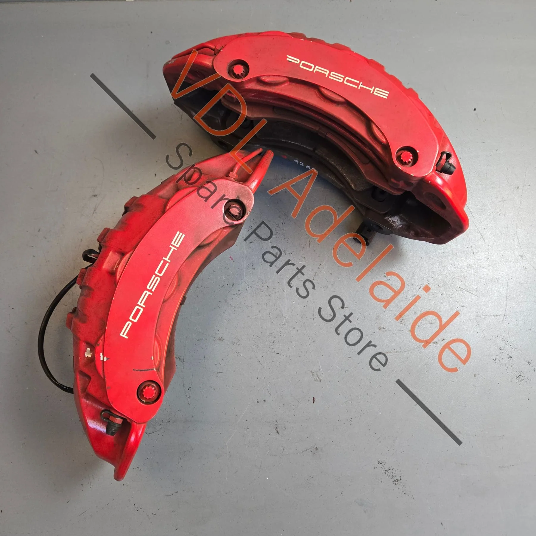 Pair of Porsche Cayenne 955 957 958 Front Brake Calipers Brembo 360mm 6x Piston