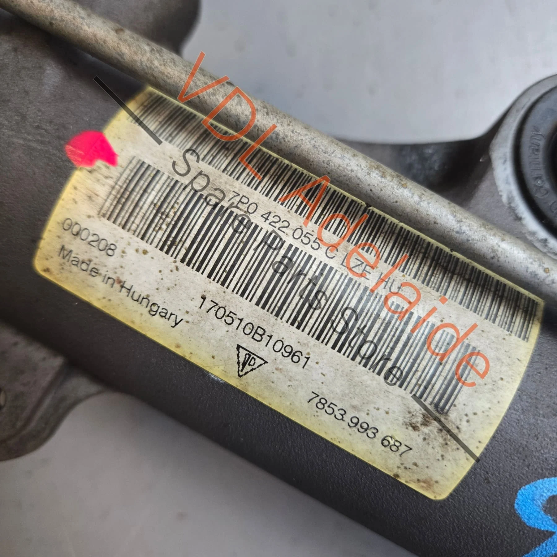 Porsche Cayenne 958 Power Steering Rack 958422063A 7P0422055C - Image 3