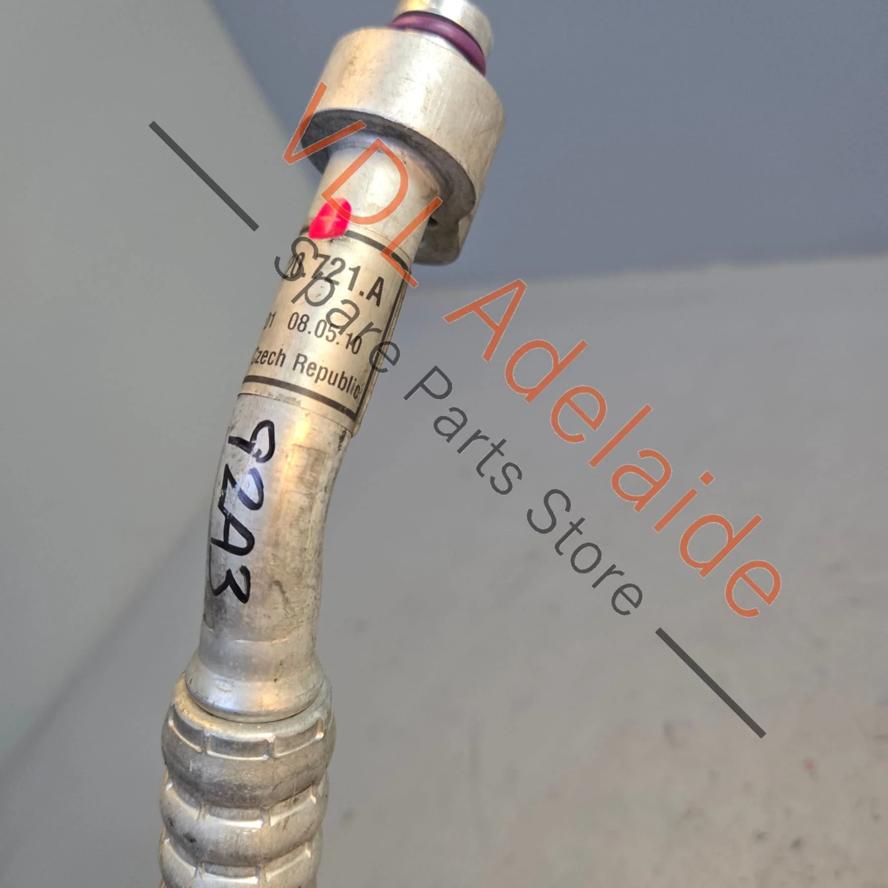Porsche Cayenne 958 Air Conditioning AC Refrigerant Pressure Hose Pipe 7P0820721A 95857372101 - Image 7