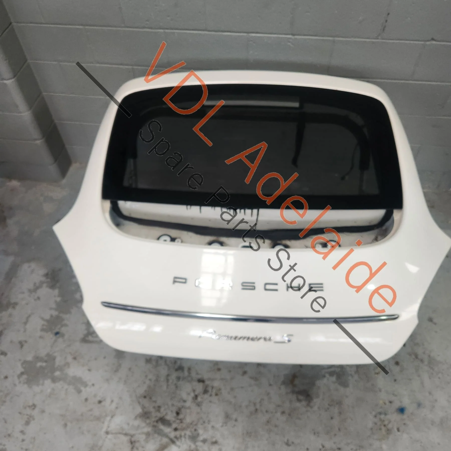 Porsche Panamera 970 Rear Boot Hatch Panel Trunk Lid 97051201114GRV 97051201114 Carrara White B9A / B4 - Image 3