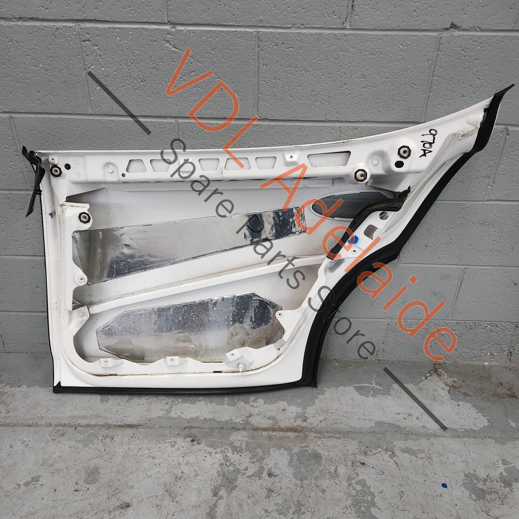 Porsche Panamera 970 Rear Right Door Shell 97053201202 GRV Carrara White B9A / B4 - Image 2