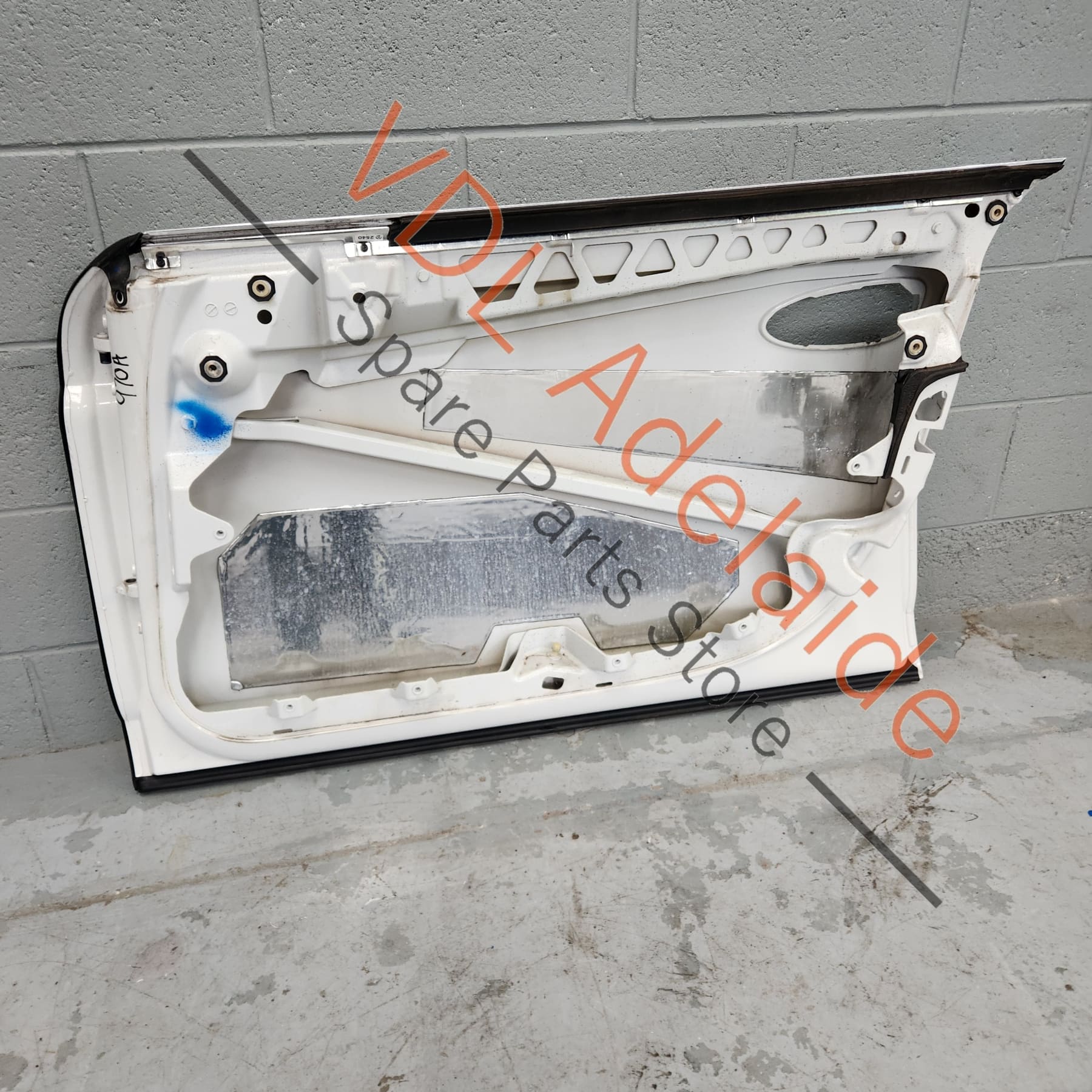 Porsche Panamera 970 Front Right Door Shell 97053101202 GRV Carrara White B9A / B4 - Image 2