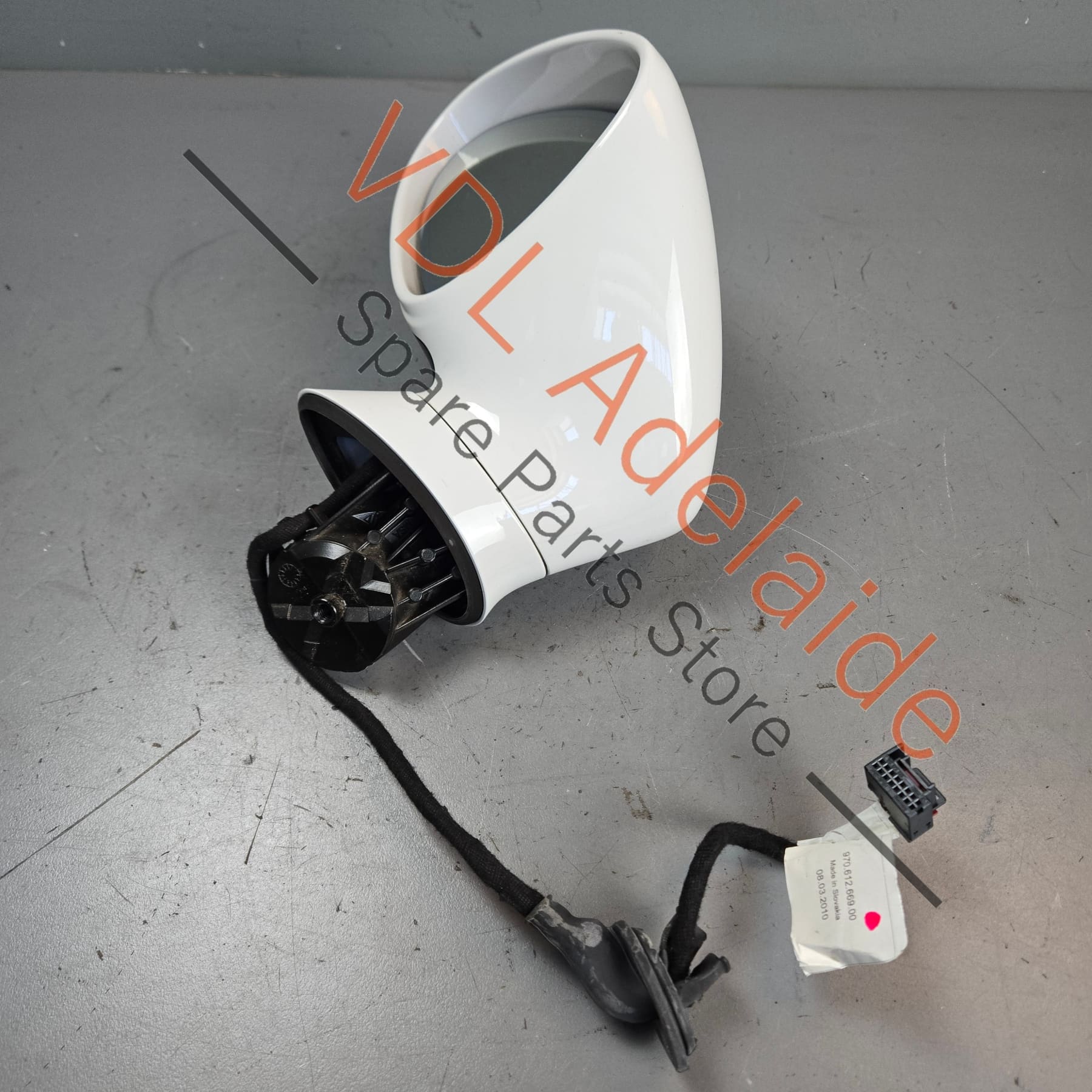 Porsche Panamera Left Side Mirror Power Folding Convex Complete w Glass 97073103702 - Image 6