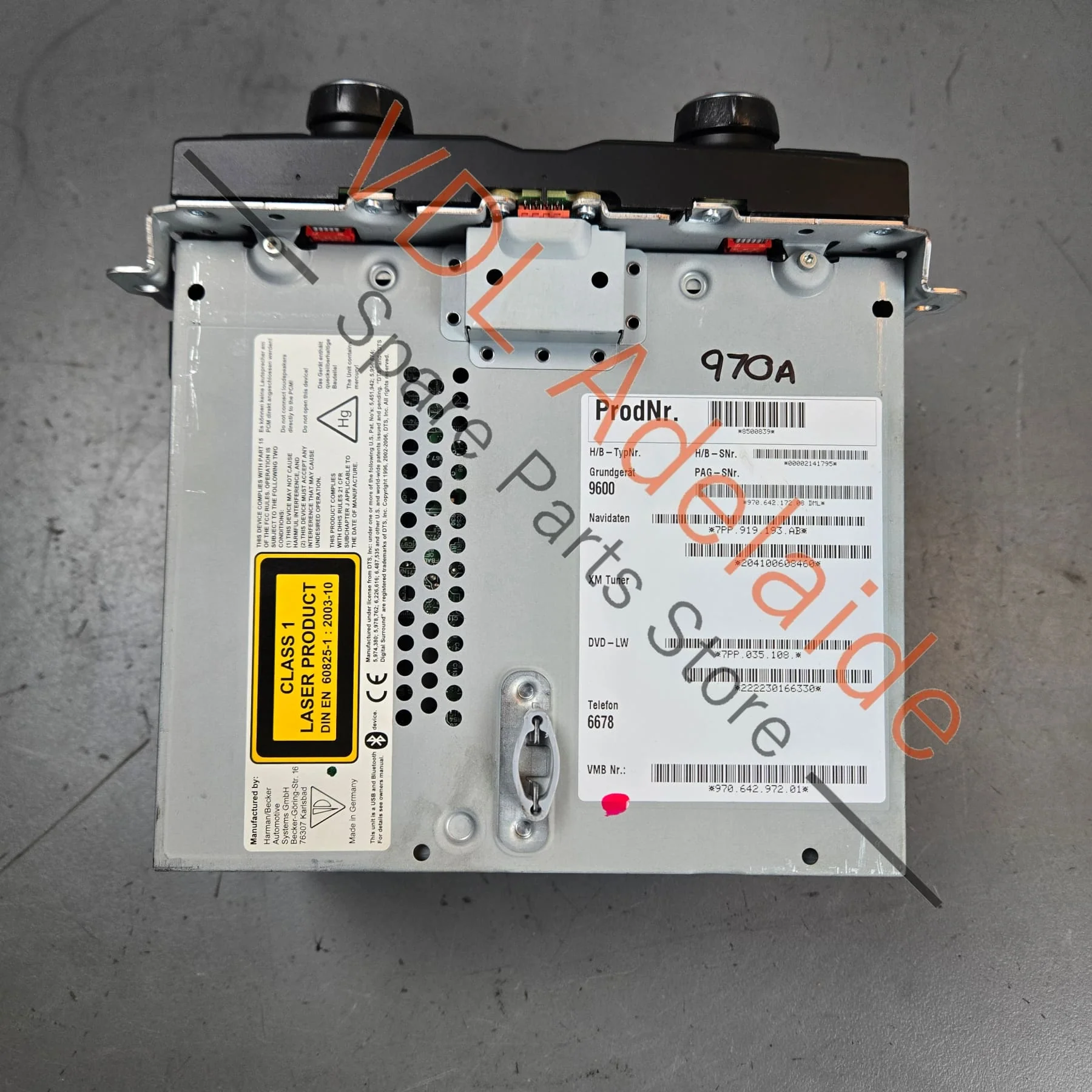 Porsche Panamera 970 Radio Navigation Unit Screen 970642972BX DML - Image 4