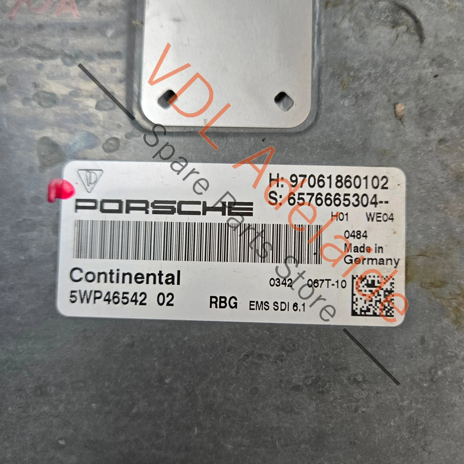 Porsche Panamera 970 4.8L DME ECU Kit Engine Control Module BCM Key Set 97061860103 - Image 8